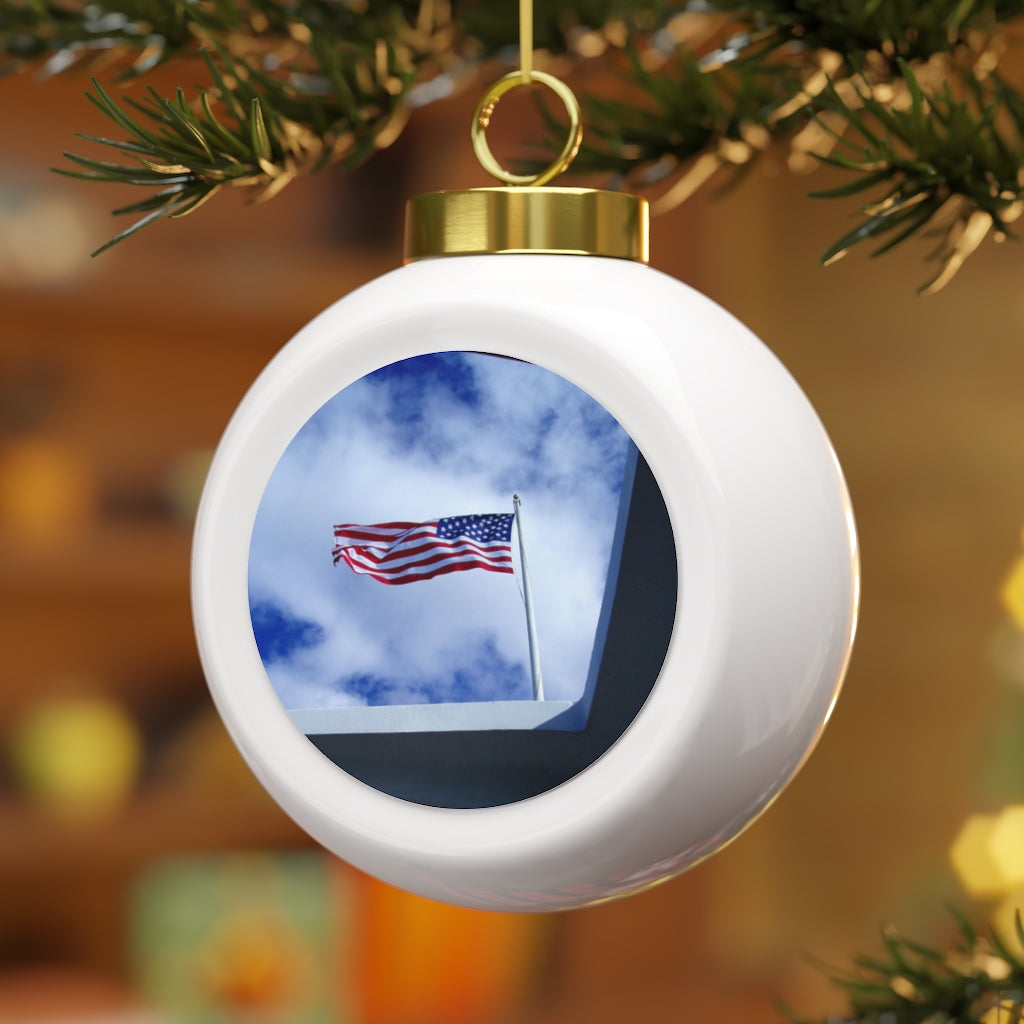 In Solemn Remembrance - Christmas Ball Ornament - Fry1Productions