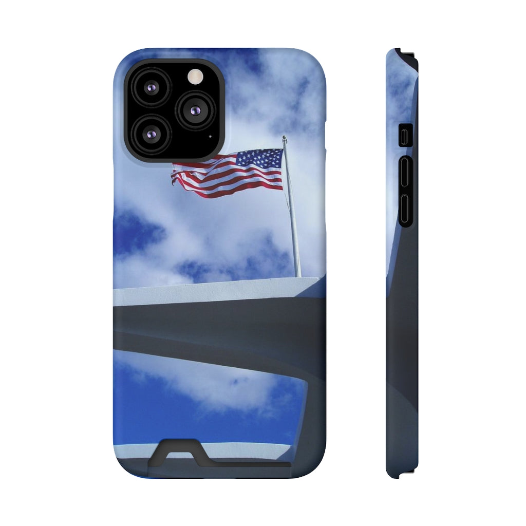 "In Solemn Remembrance" - Galaxy S22 S21 & iPhone 13 Case With Card Holder - Fry1Productions