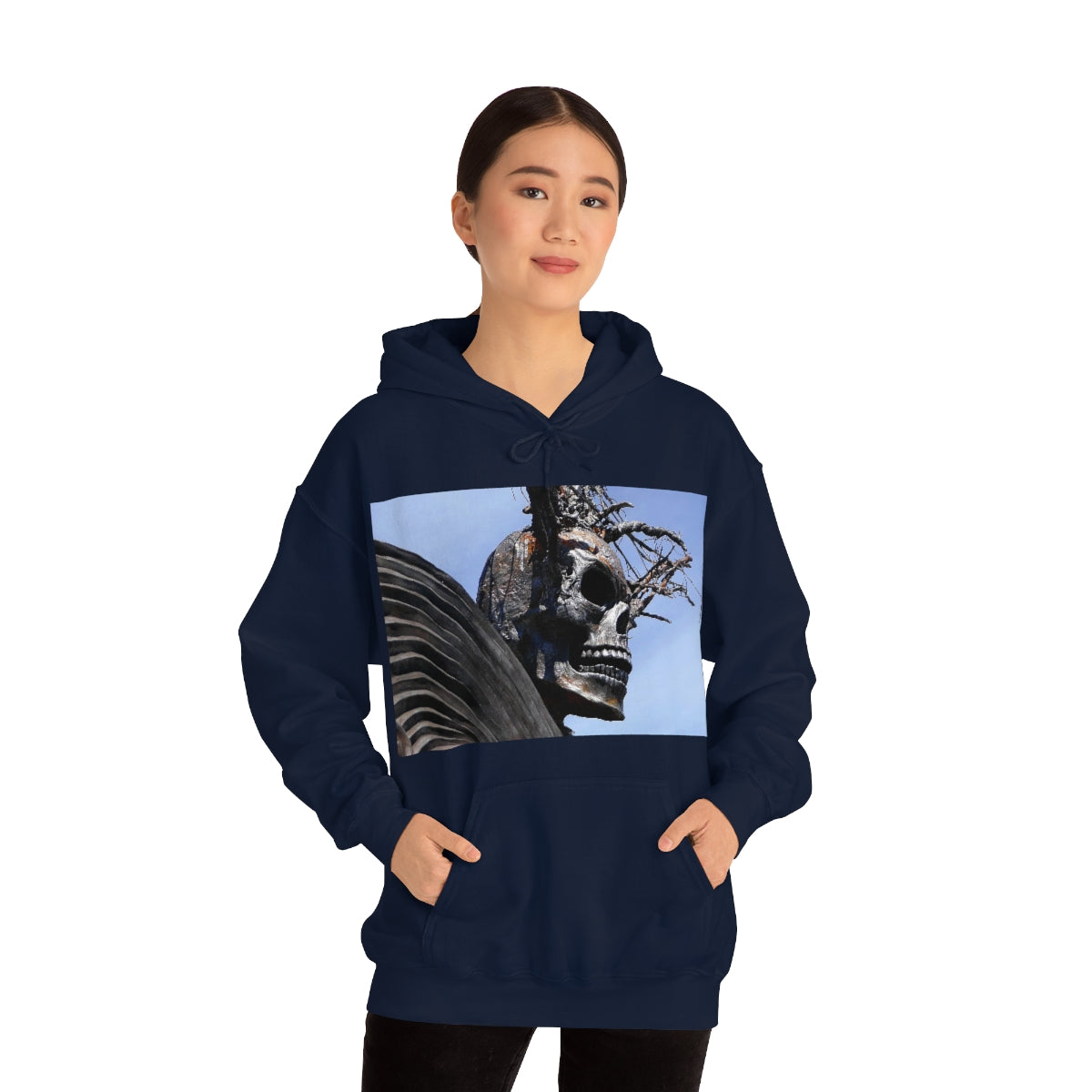 Skull Warrior - Unisex Heavy Blend Hooded Sweatshirt - Fry1Productions