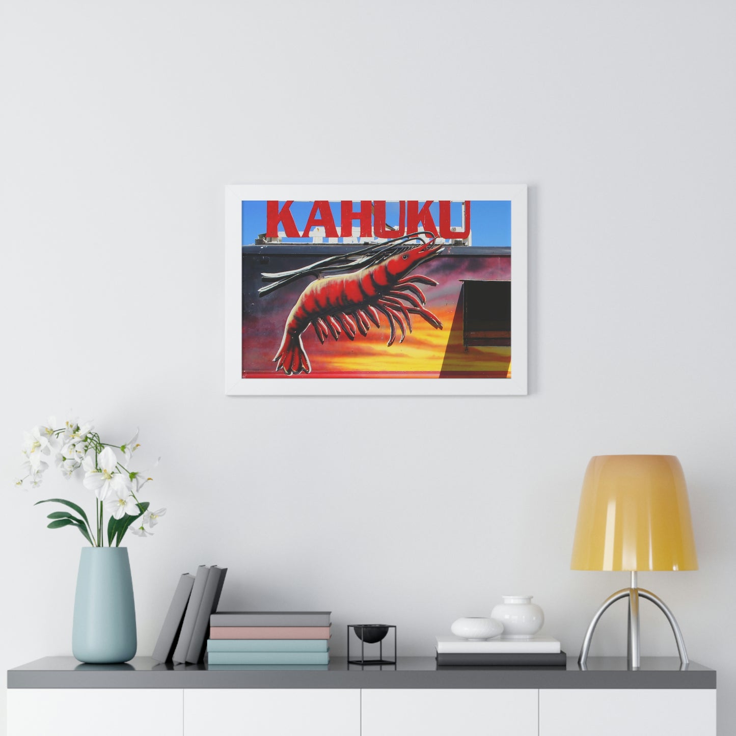 Kahuku Kai - Framed Horizontal Poster - Fry1Productions