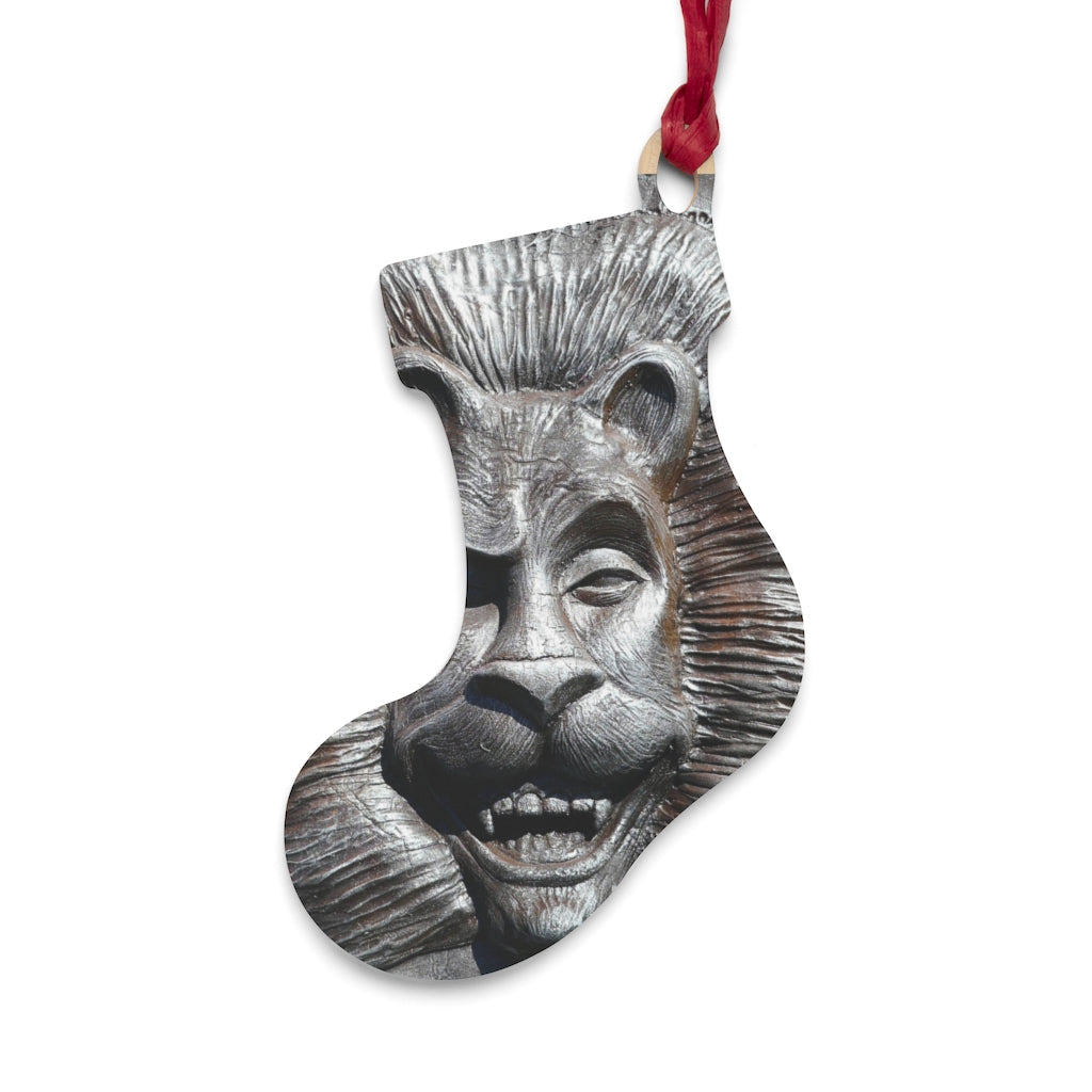Lion's Friends Forever - Wooden Christmas Ornaments - Fry1Productions