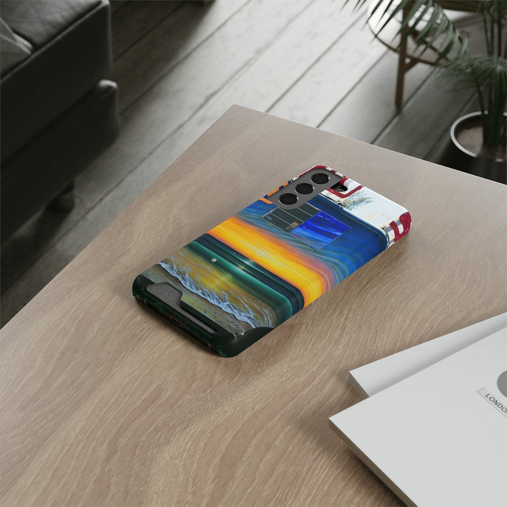 "Fumis Aloha" - Galaxy S22 S21 & iPhone 13 Case With Card Holder - Fry1Productions