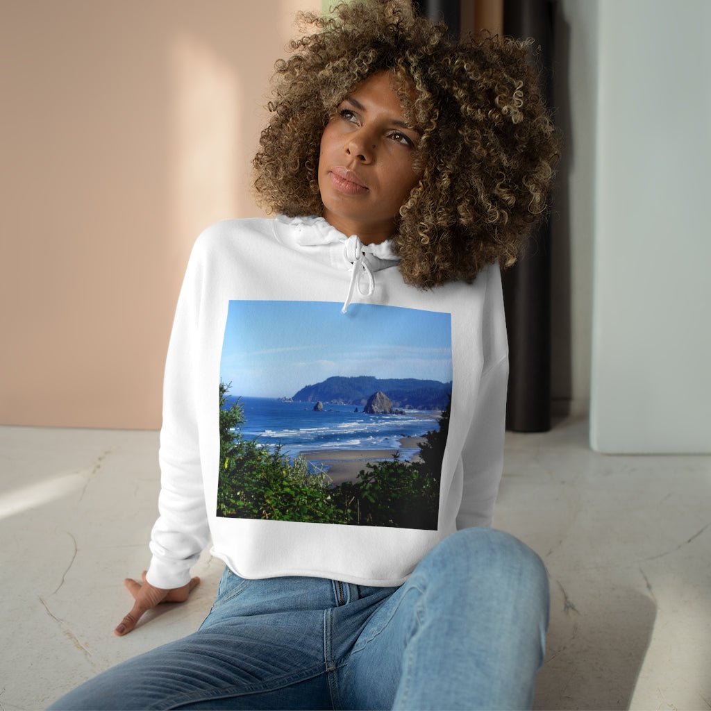 Sea Stacks Triumph - Crop Hoodie - Fry1Productions