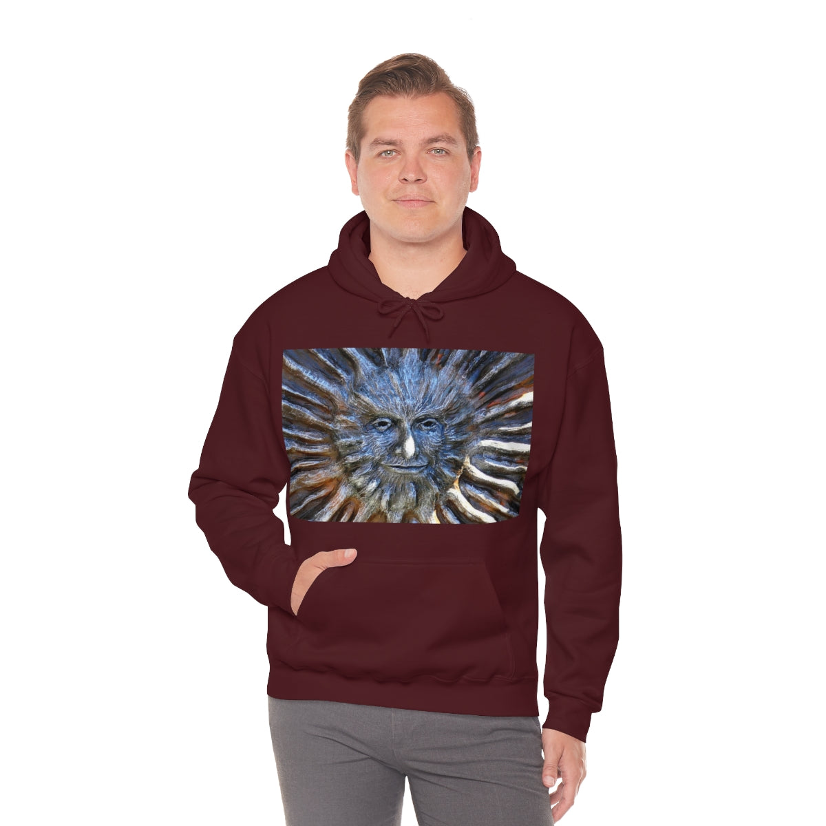 Sun God - Unisex Heavy Blend Hooded Sweatshirt - Fry1Productions