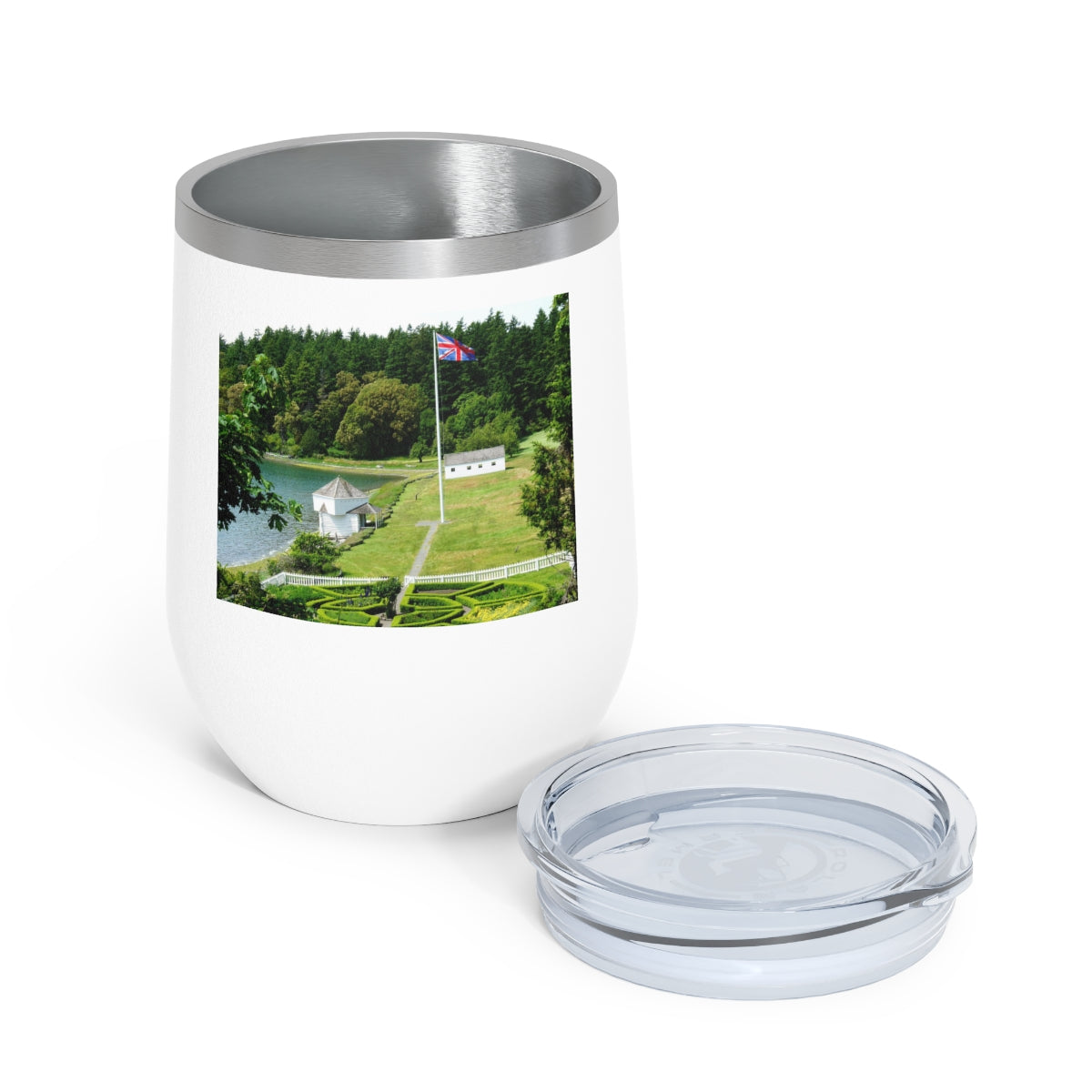 Magnificent Grandiose Views - 12 oz Insulated Wine Tumbler - Fry1Productions