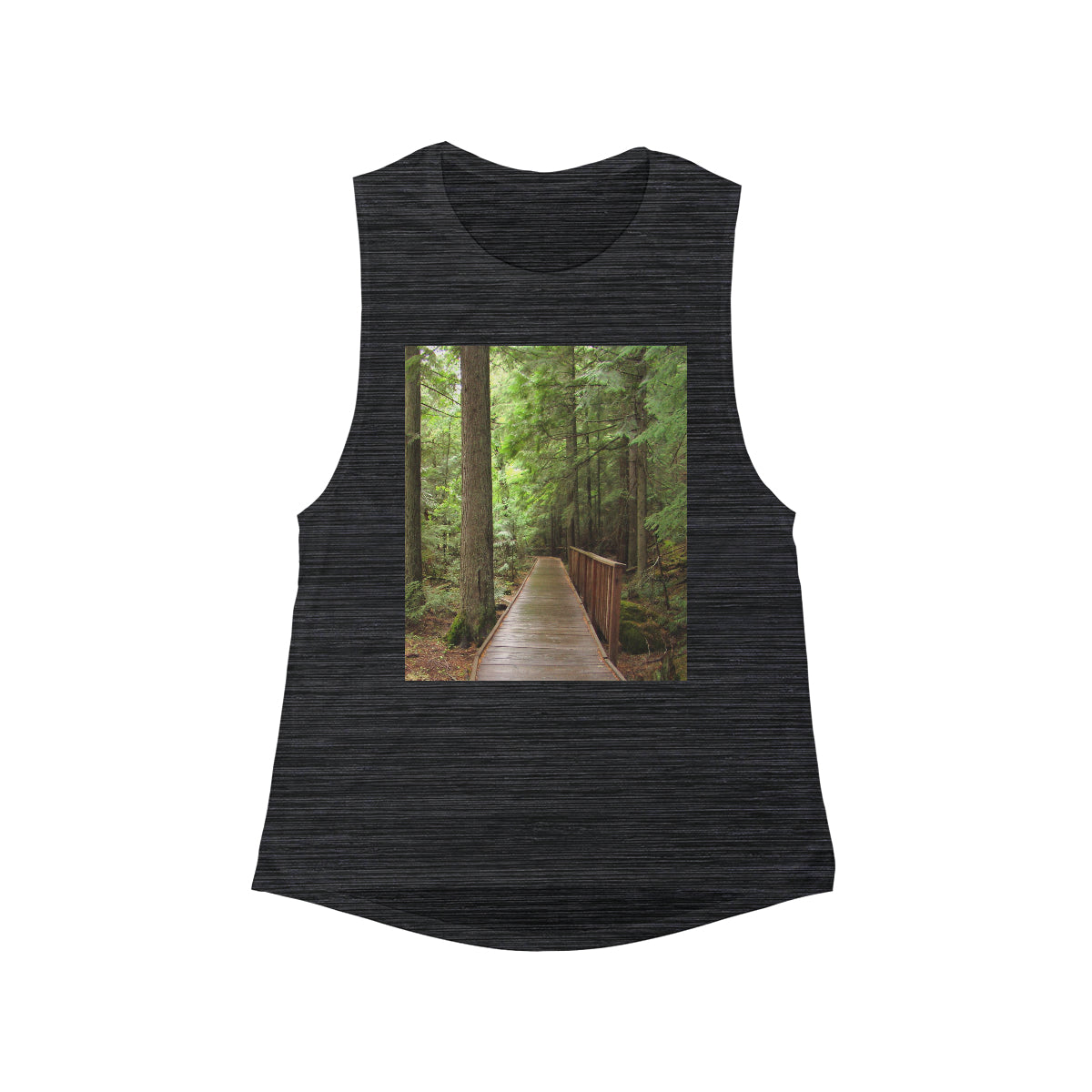 Fauna Flora - Women's Flowy Scoop Muscle Tank - Fry1Productions
