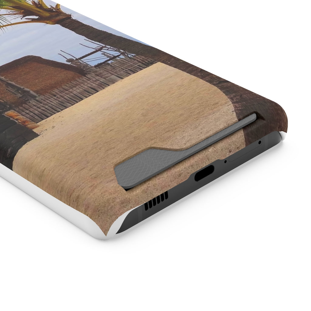 “Florescence Hale O Keawe” - Galaxy S22 S21 & iPhone 13 Case With Card Holder - Fry1Productions