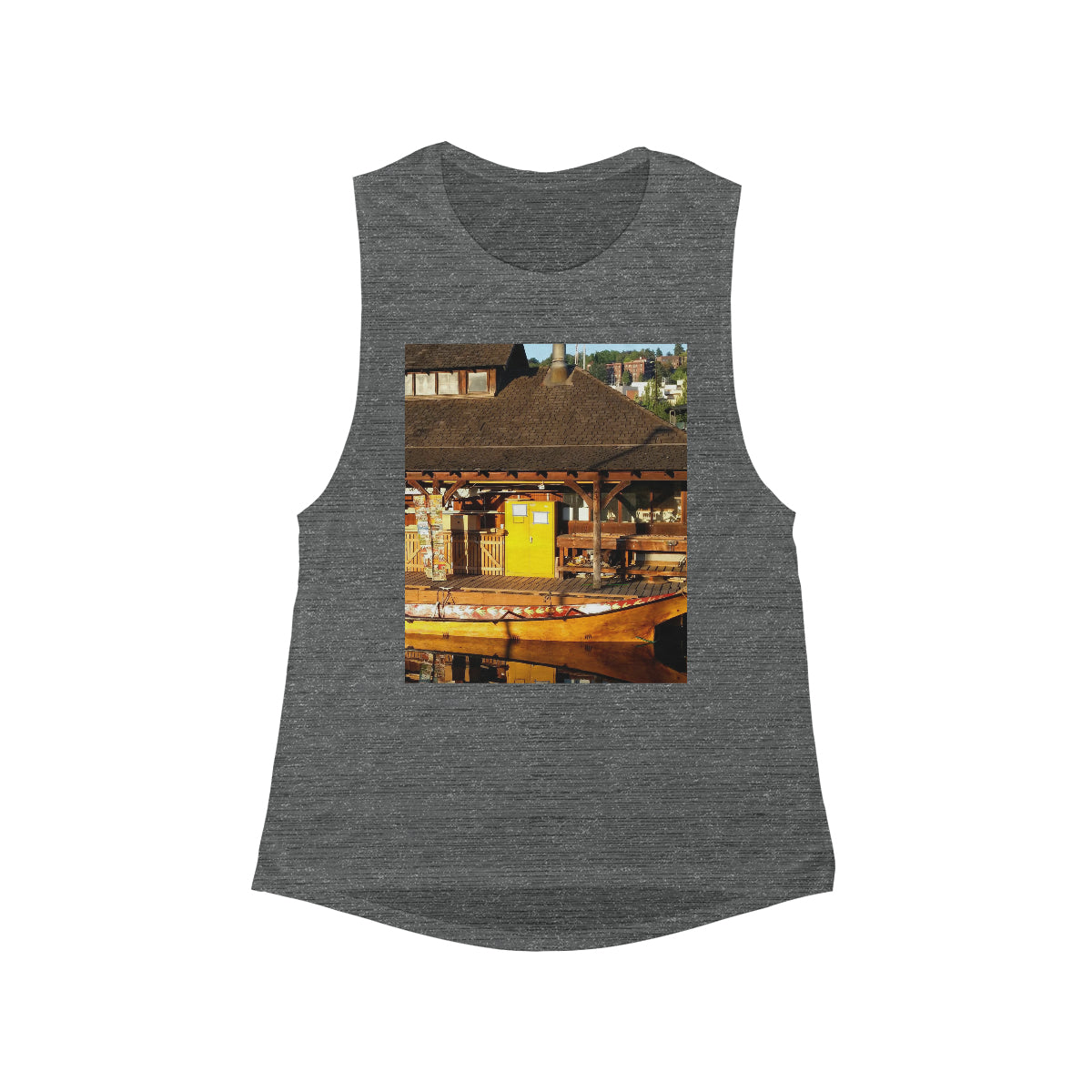 Q'il'bid Awe - Women's Flowy Scoop Muscle Tank - Fry1Productions