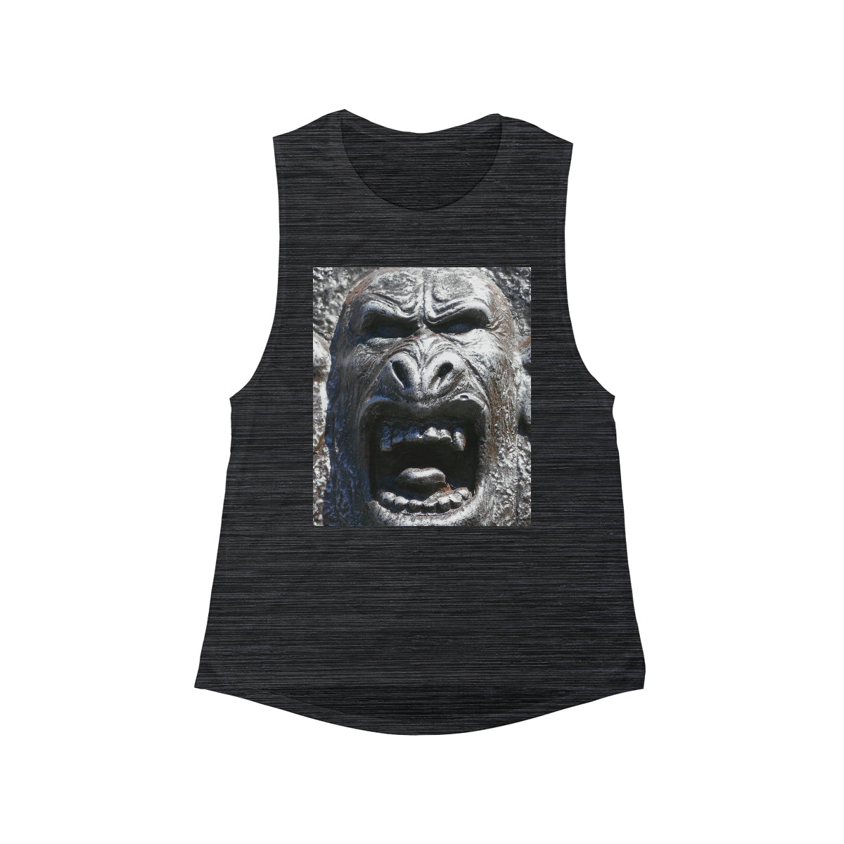 Frenzy Scream - Women's Flowy Scoop Muscle Tank - Fry1Productions
