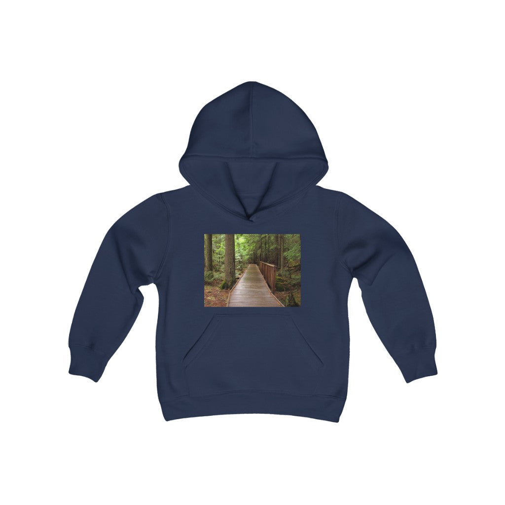 "Fauna Flora" - Youth Heavy Blend Hooded Sweatshirt - Fry1Productions