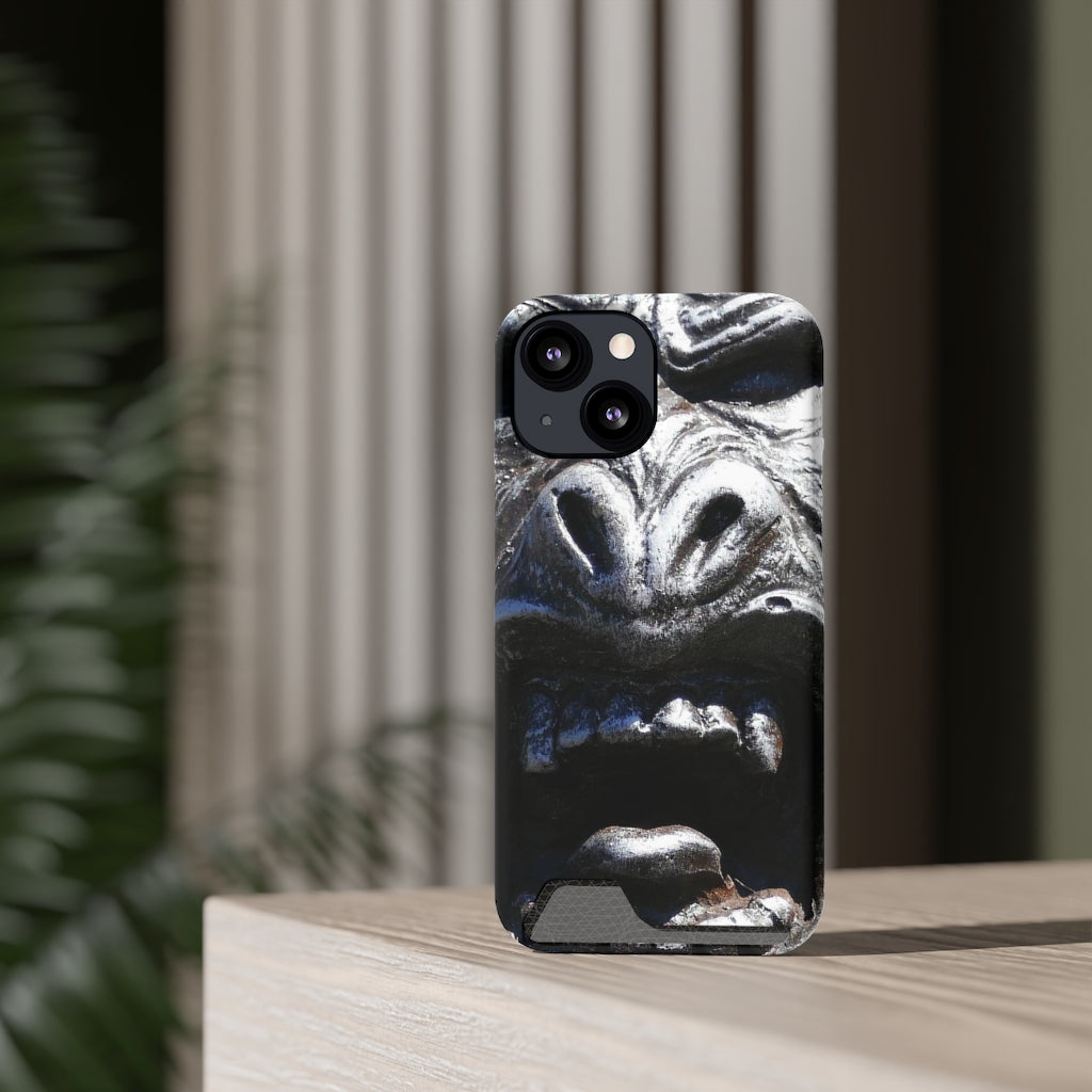 "Frenzy Scream" - Galaxy S22 S21 & iPhone 13 Case With Card Holder - Fry1Productions
