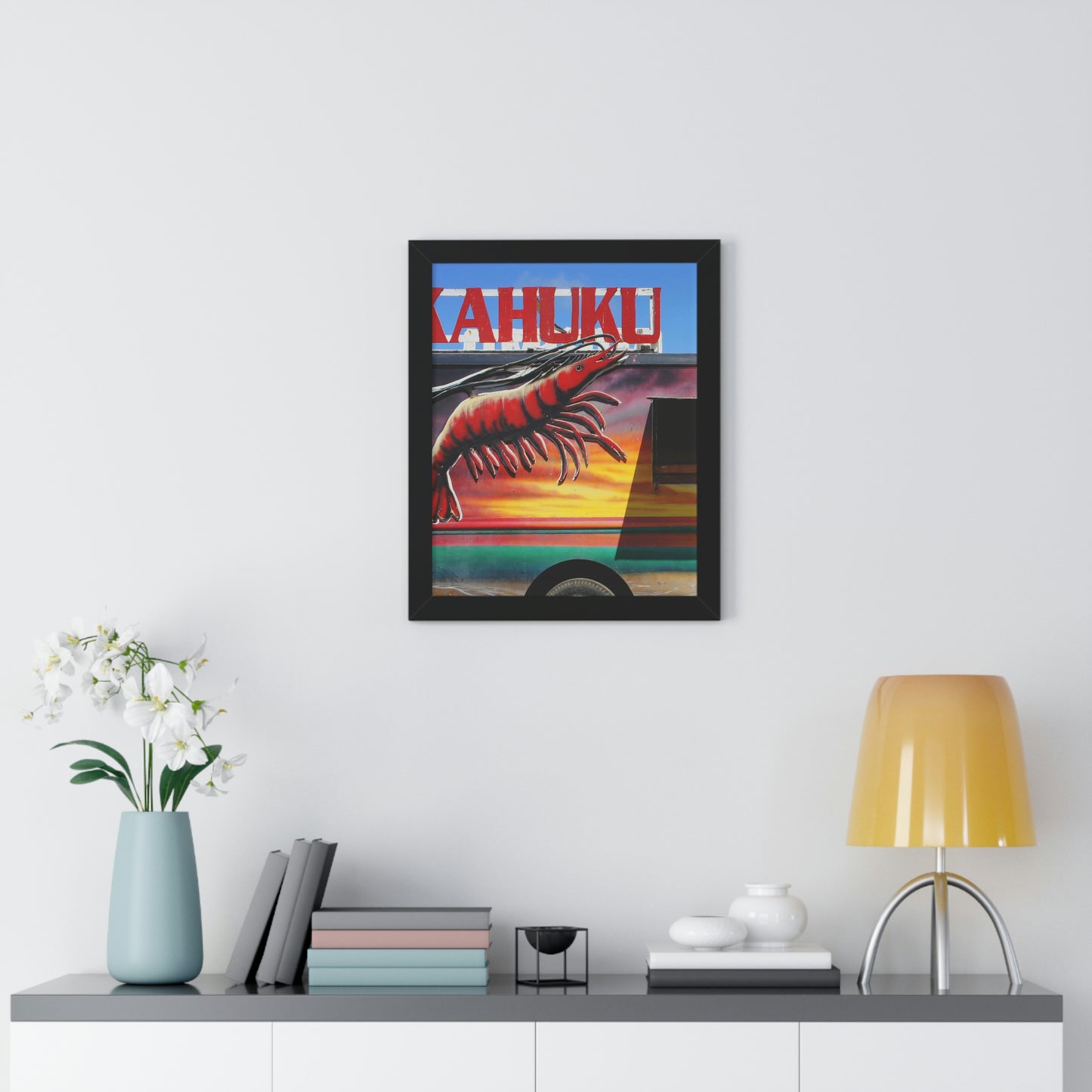 Kahuku Kai - Framed Vertical Poster - Fry1Productions