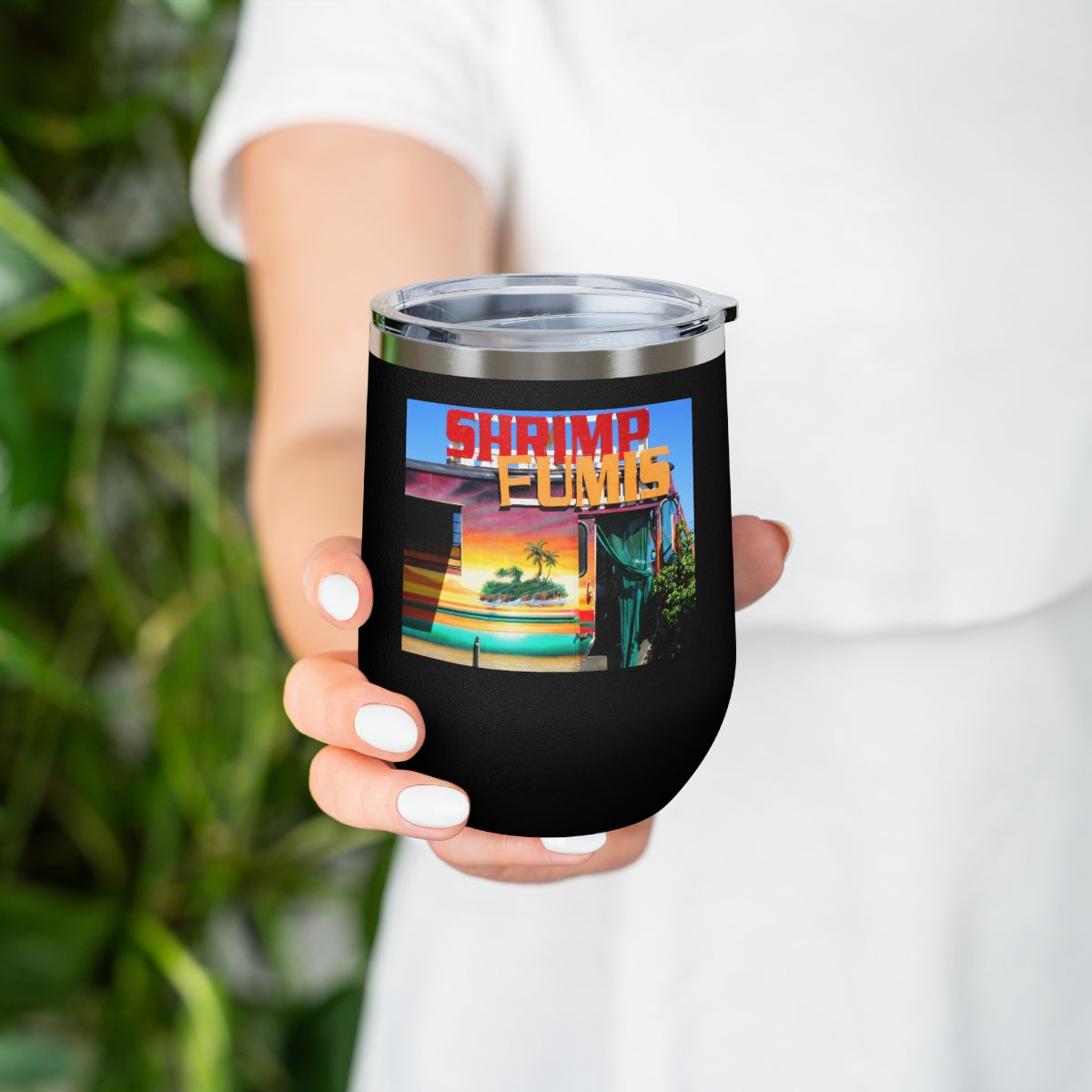 Island Love - 12 oz Insulated Wine Tumbler - Fry1Productions