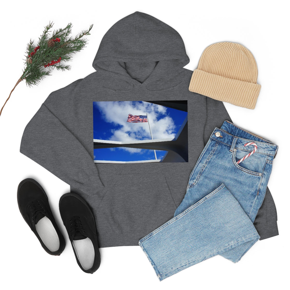 Bravery Honored Forever - Unisex Heavy Blend Hooded Sweatshirt - Fry1Productions