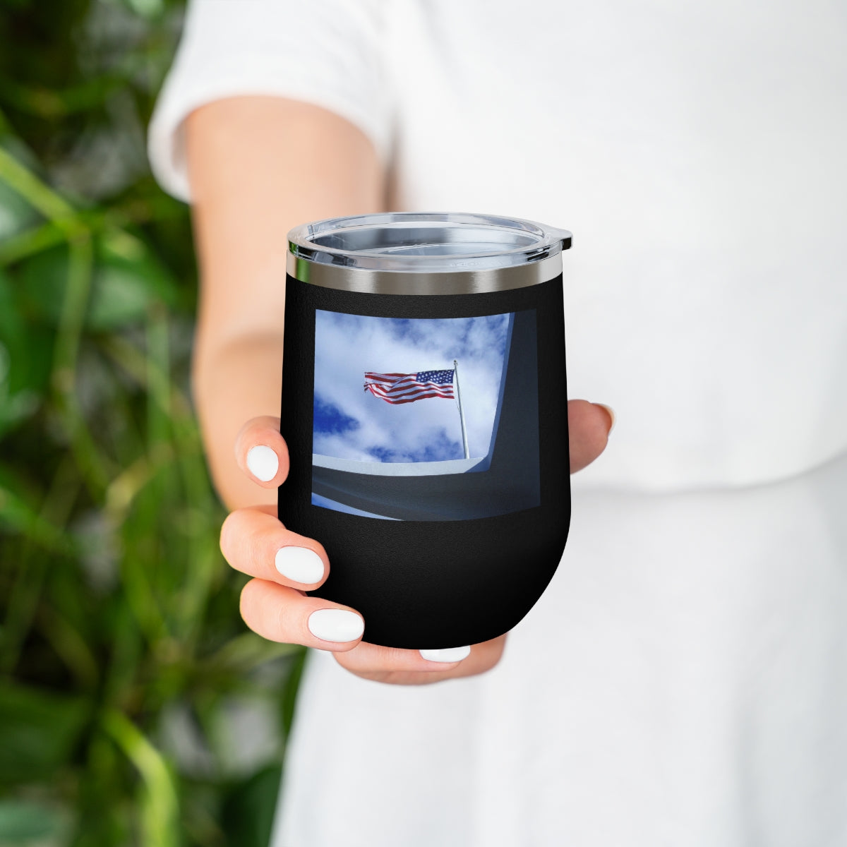 In Solemn Remembrance - 12 oz Insulated Wine Tumbler - Fry1Productions
