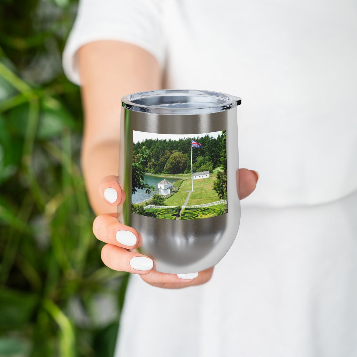 Magnificent Grandiose Views - 12 oz Insulated Wine Tumbler - Fry1Productions