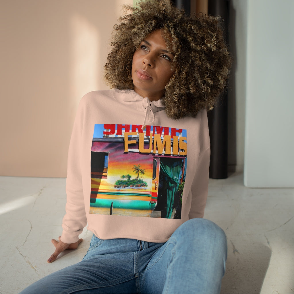 Island Love - Crop Hoodie - Fry1Productions