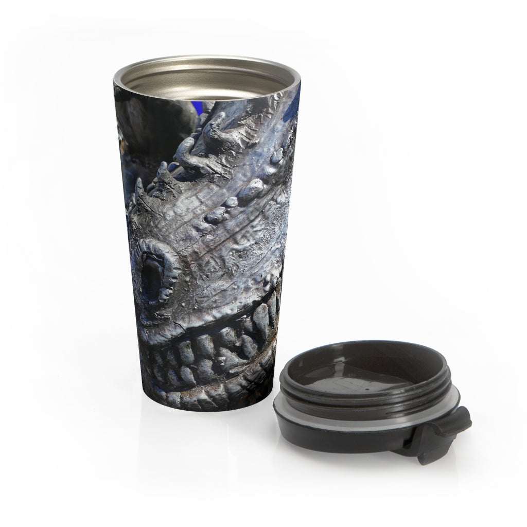 "Delectable Vision" - Stainless Steel Travel Mug 15 oz - Fry1Productions