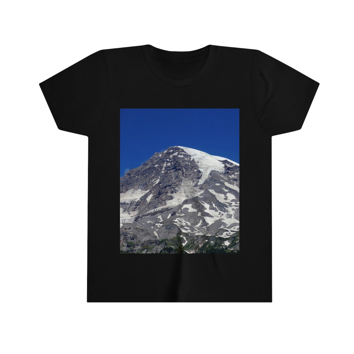 Majestic Mt. Rainier - Youth Short Sleeve Tee - Fry1Productions