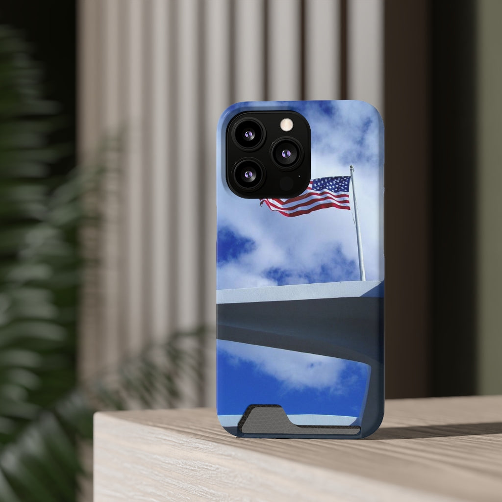 "In Solemn Remembrance" - Galaxy S22 S21 & iPhone 13 Case With Card Holder - Fry1Productions