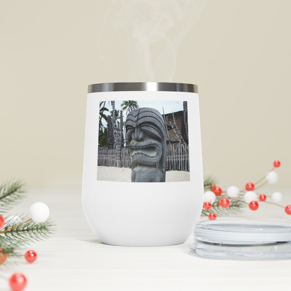 Fierce Guardian - 12 oz Insulated Wine Tumbler - Fry1Productions