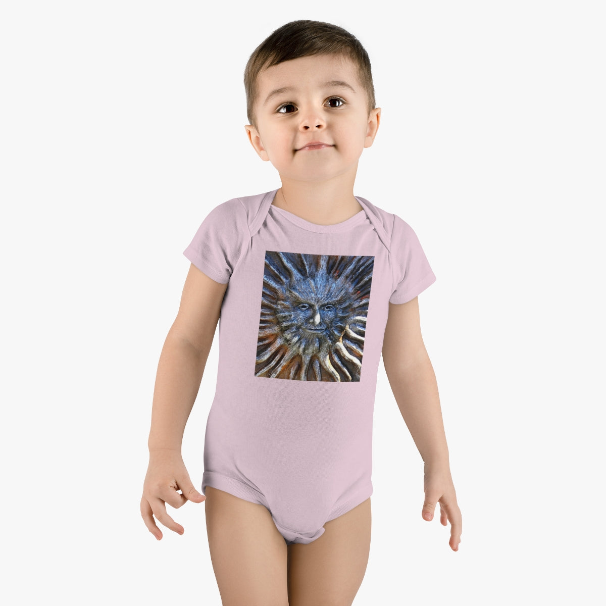 Sun God - Baby Short Sleeve Onesie - Fry1Productions