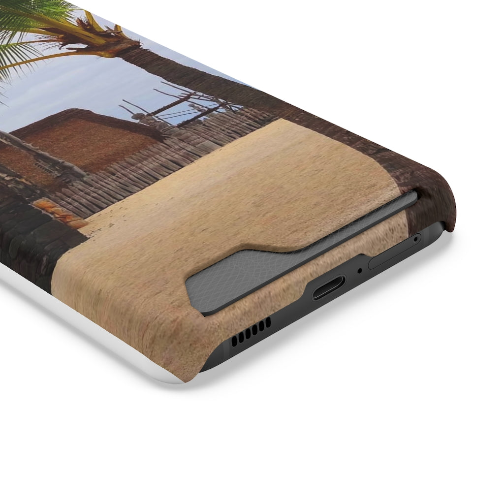 “Florescence Hale O Keawe” - Galaxy S22 S21 & iPhone 13 Case With Card Holder - Fry1Productions