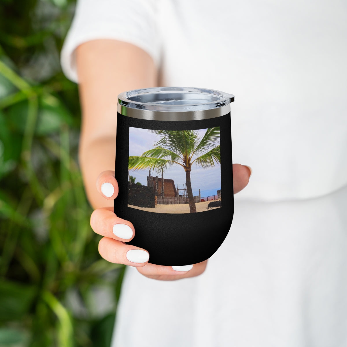 Florescence Hale O Keawe - 12 oz Insulated Wine Tumbler - Fry1Productions
