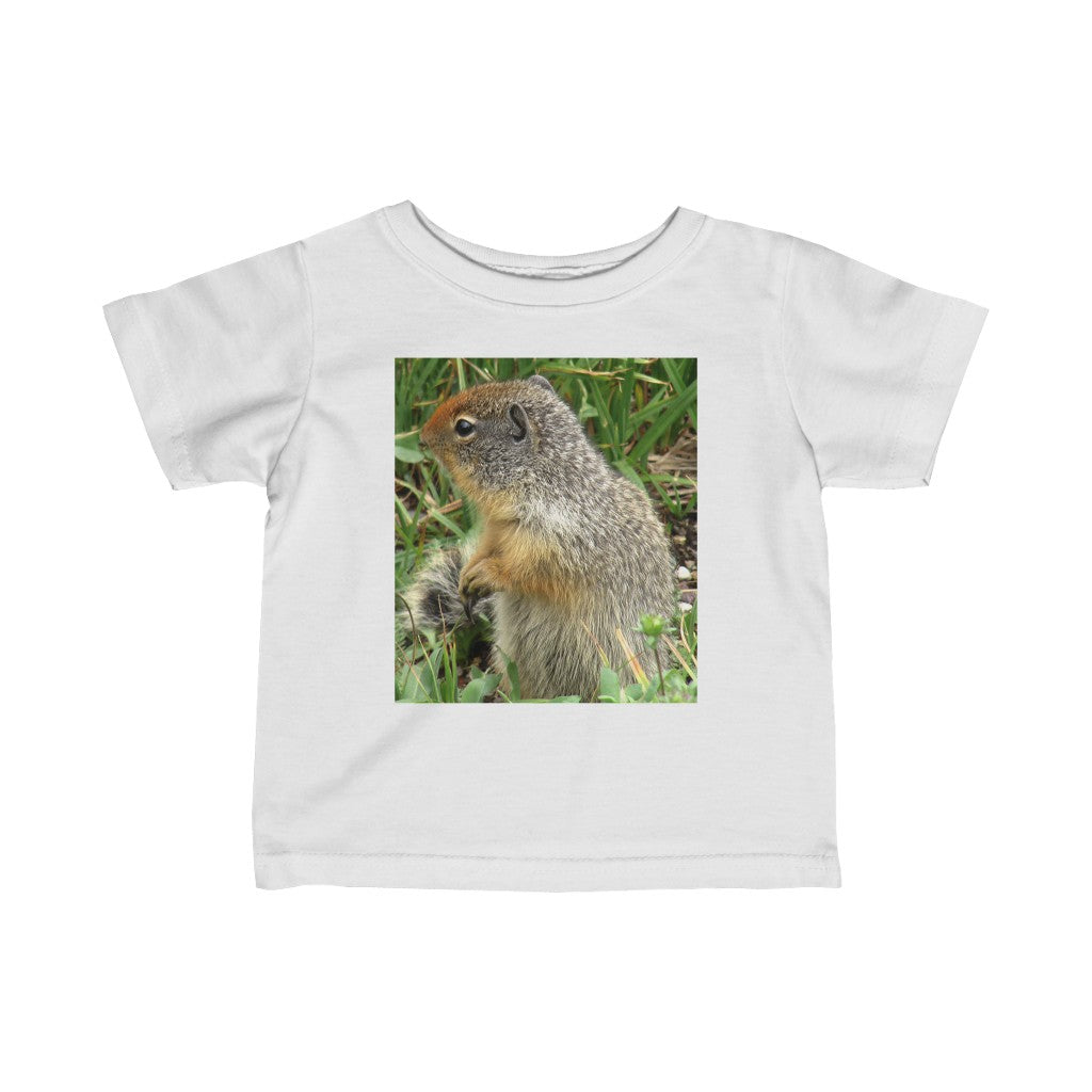 Inquisitive Stare - Infant Fine Jersey Tee - Fry1Productions