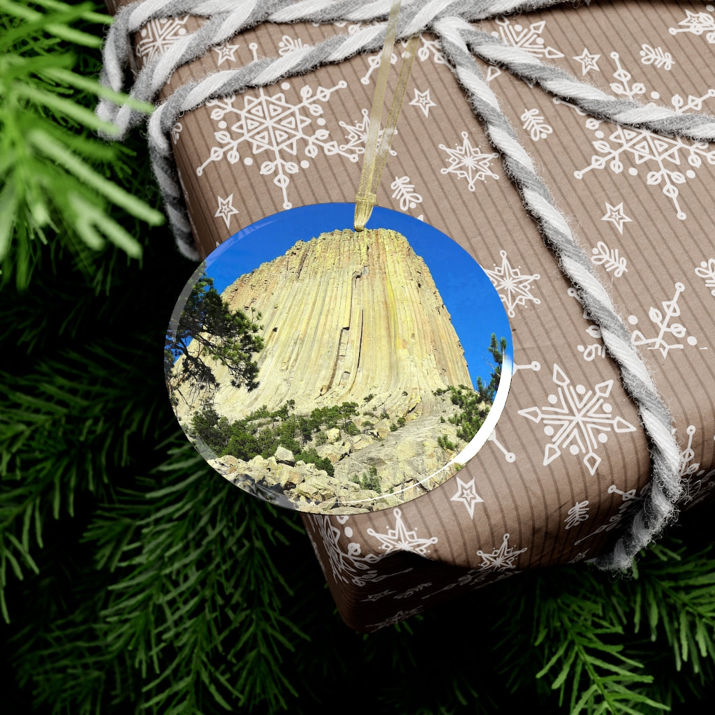 Reaching Heaven - Glass Ornament - Fry1Productions