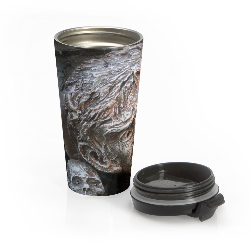 "Waiting for the King" - Stainless Steel Travel Mug 15 oz - Fry1Productions