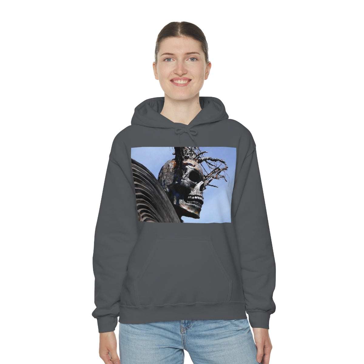 Skull Warrior - Unisex Heavy Blend Hooded Sweatshirt - Fry1Productions