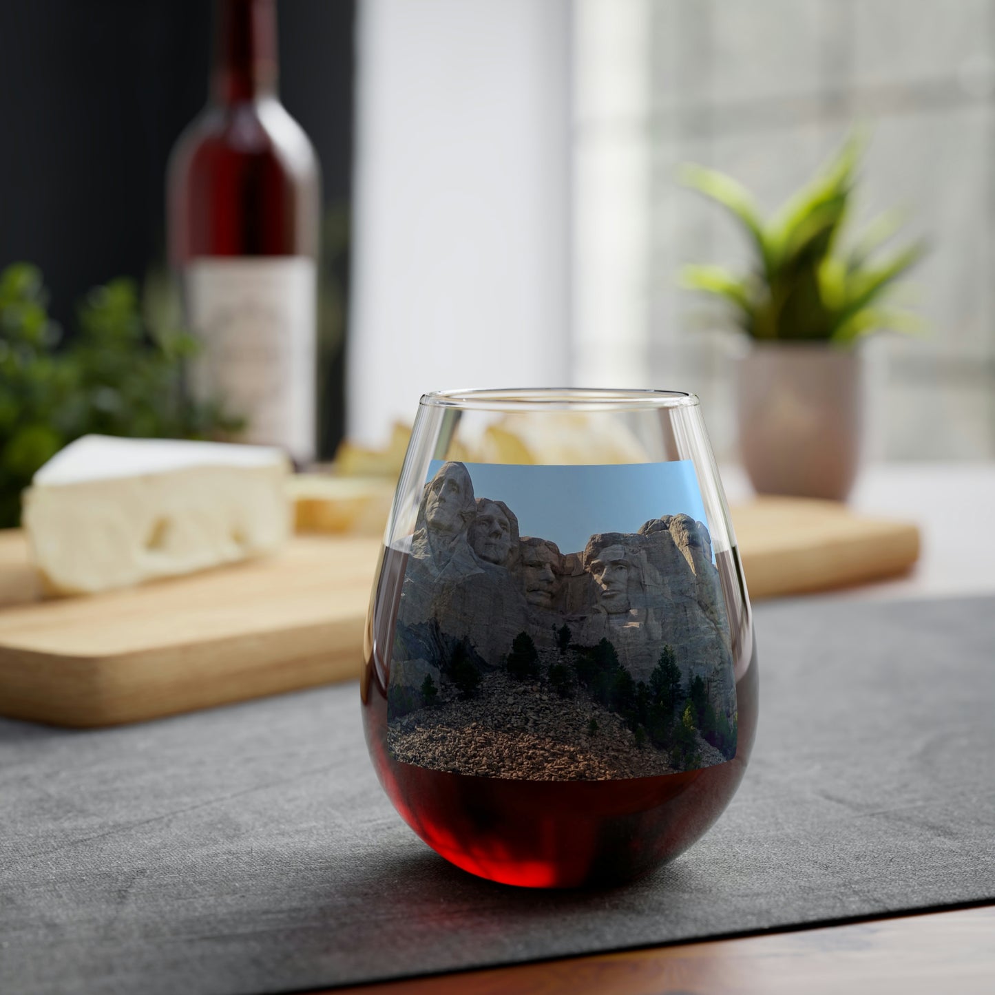 History Remembered Forever - Stemless Wine Glass, 11.75 oz - Fry1Productions