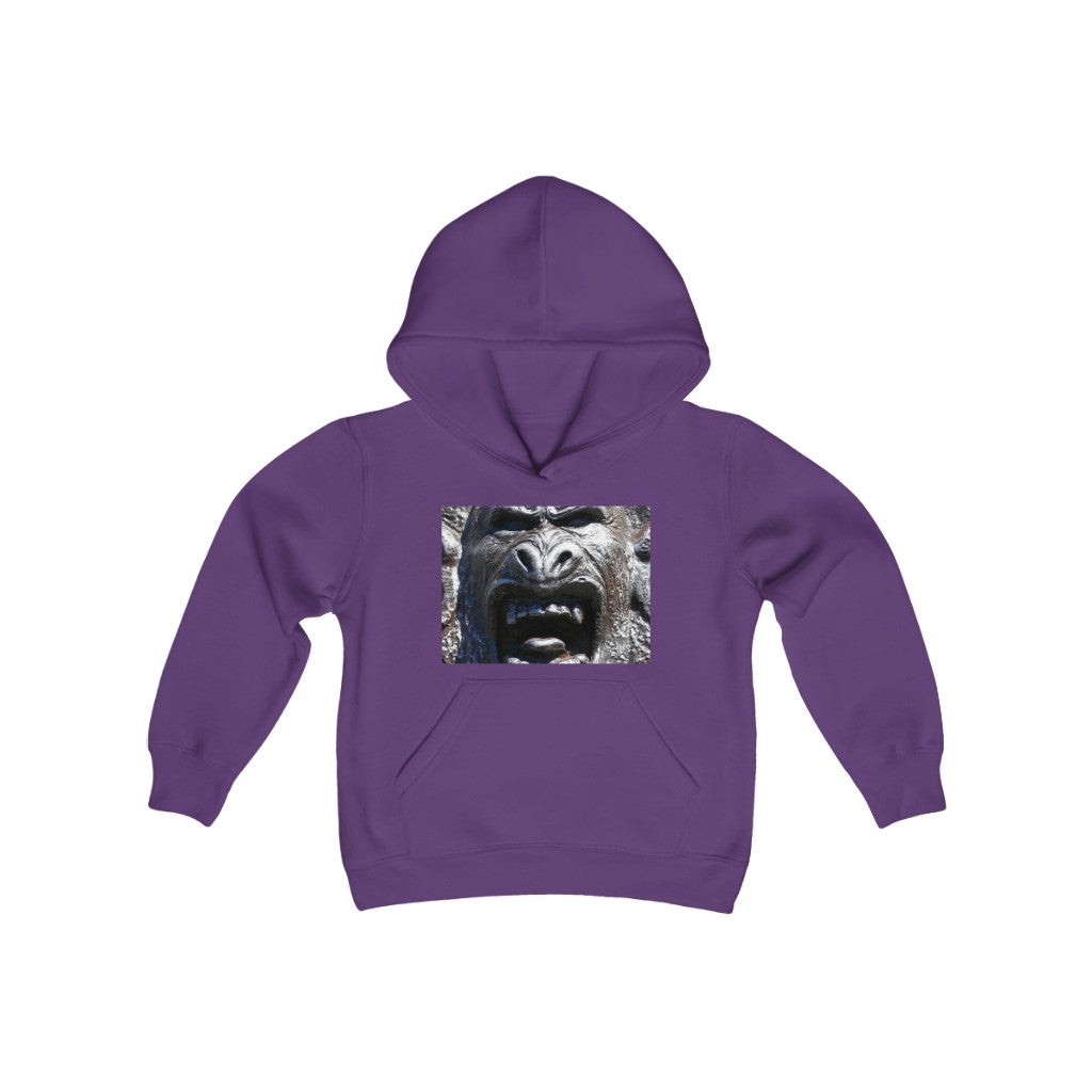"Frenzy Scream" - Youth Heavy Blend Hooded Sweatshirt - Fry1Productions