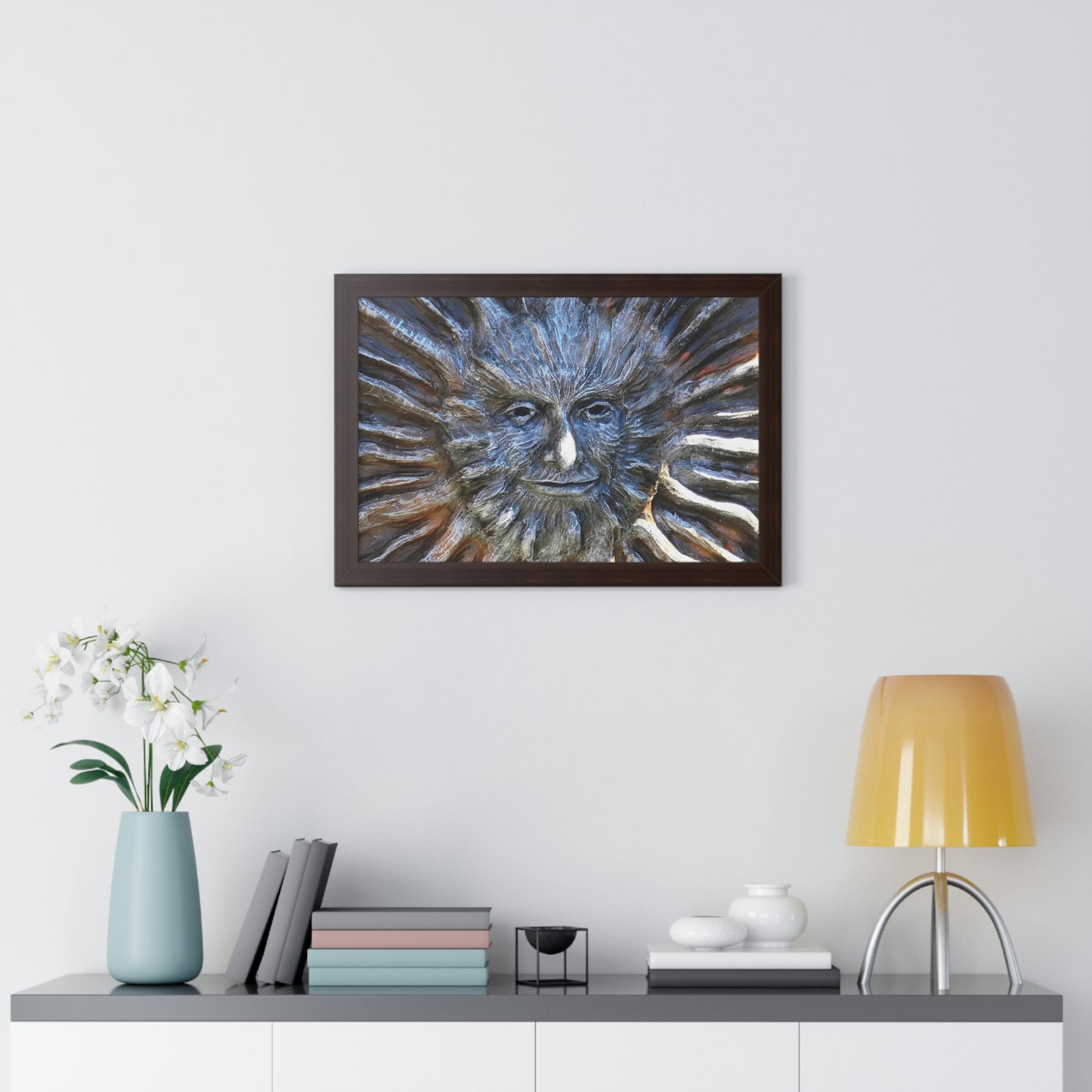 Sun God - Framed Horizontal Poster - Fry1Productions