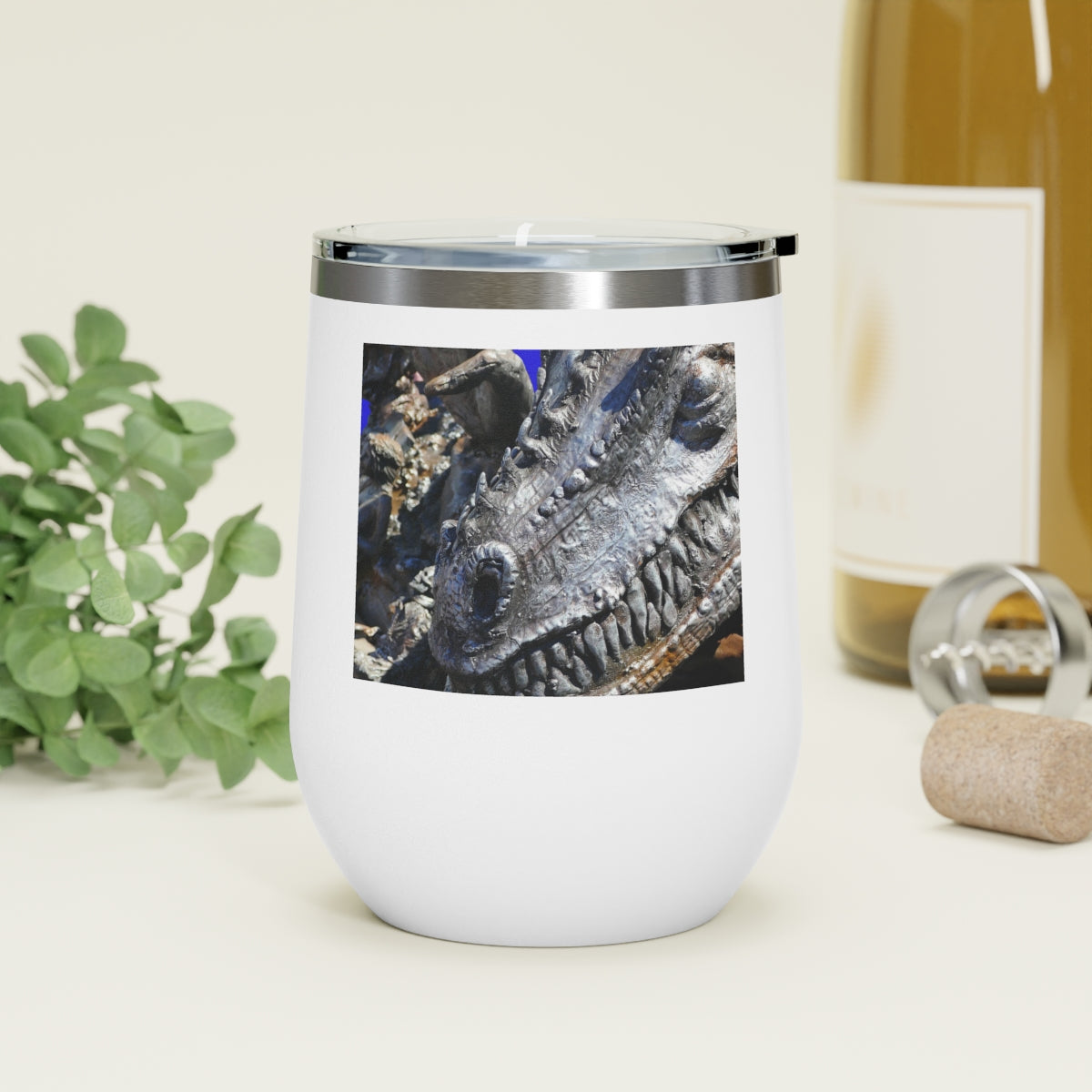 Delectable Vision - 12 oz Insulated Wine Tumbler - Fry1Productions