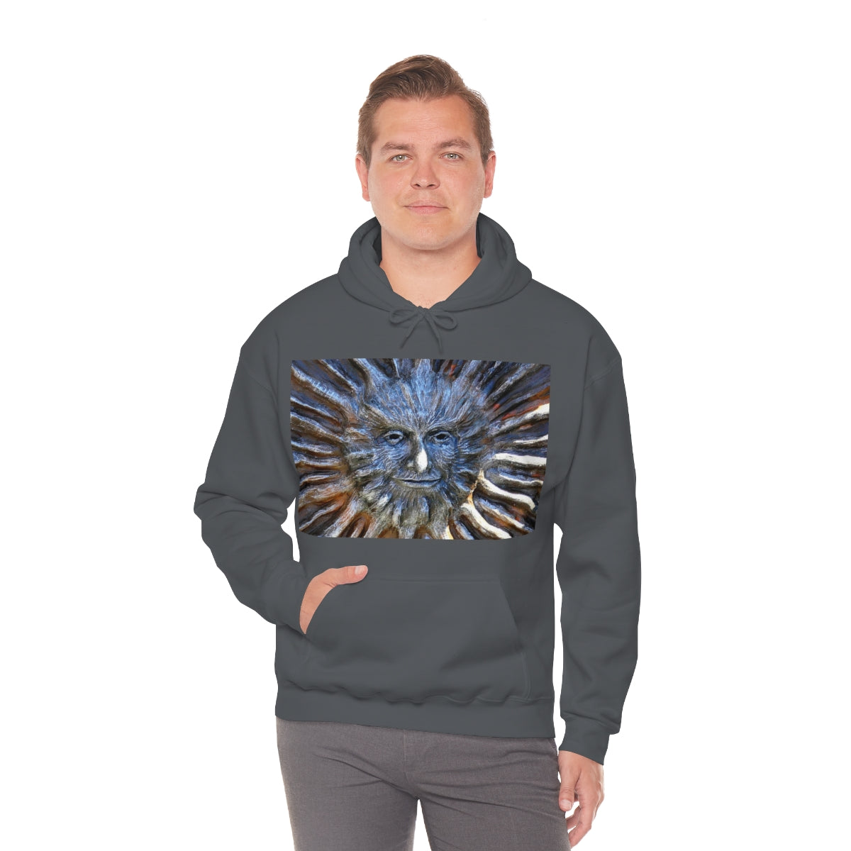 Sun God - Unisex Heavy Blend Hooded Sweatshirt - Fry1Productions