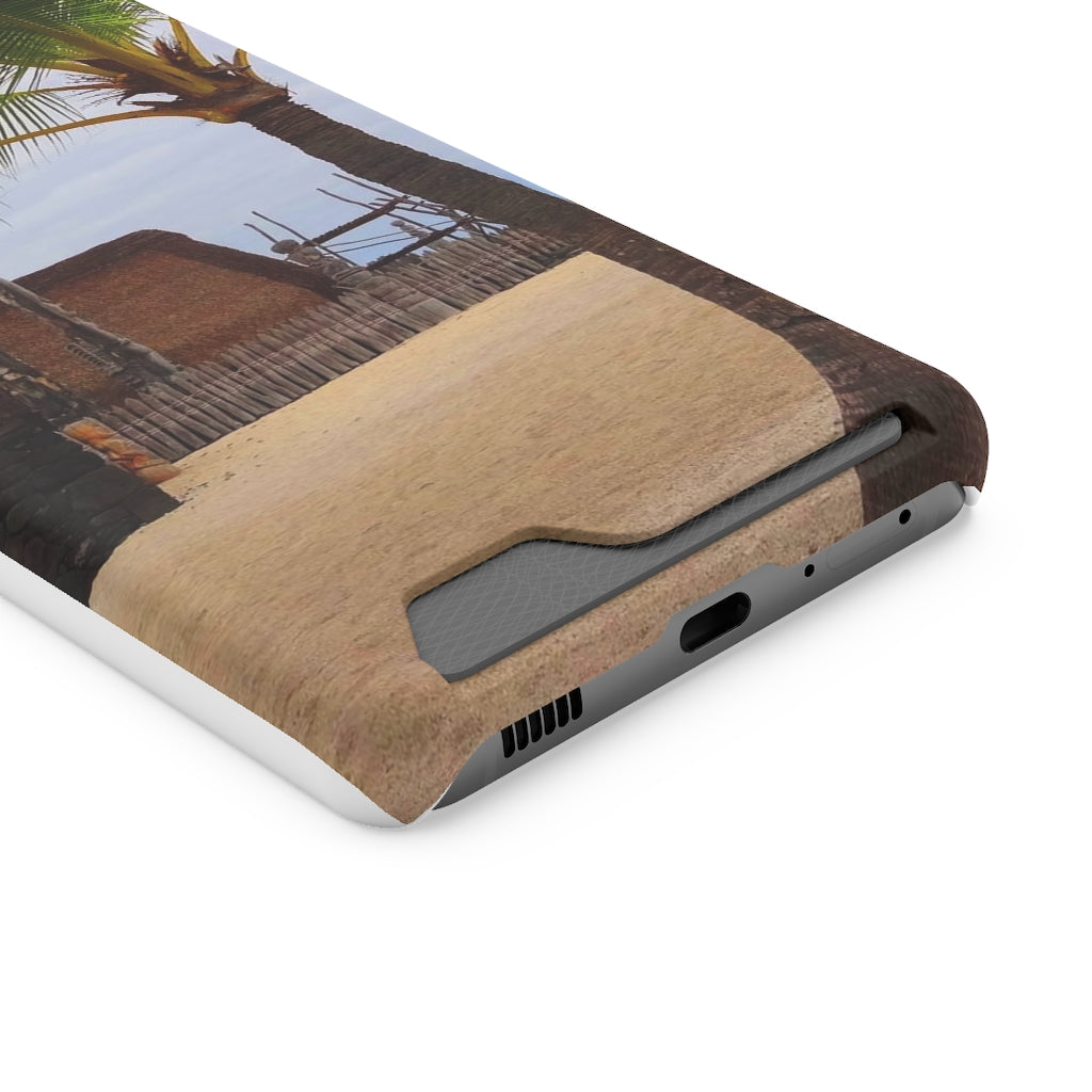 “Florescence Hale O Keawe” - Galaxy S22 S21 & iPhone 13 Case With Card Holder - Fry1Productions