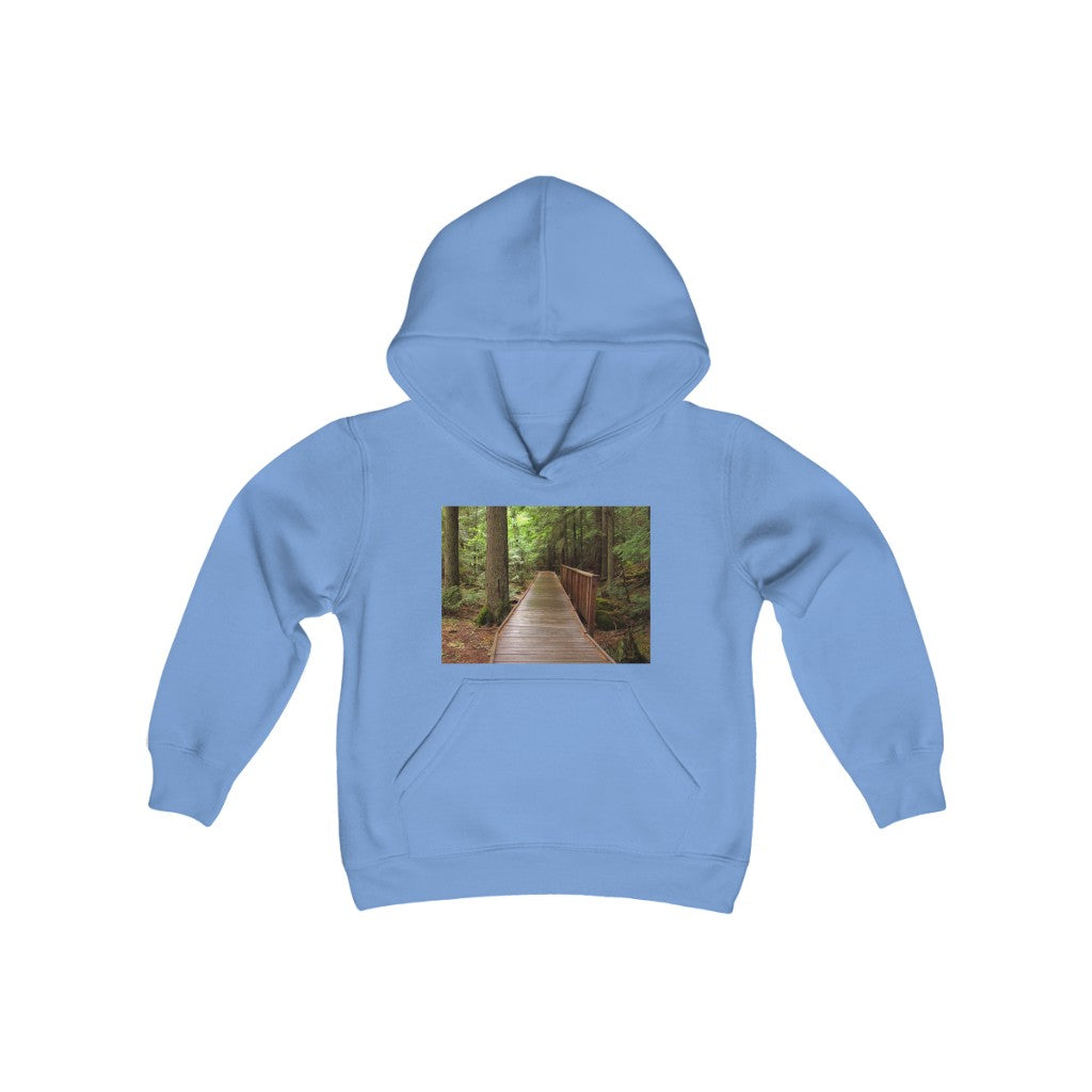 "Fauna Flora" - Youth Heavy Blend Hooded Sweatshirt - Fry1Productions