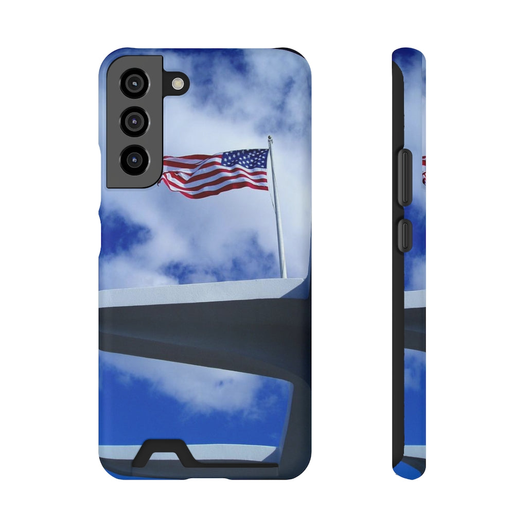 "In Solemn Remembrance" - Galaxy S22 S21 & iPhone 13 Case With Card Holder - Fry1Productions