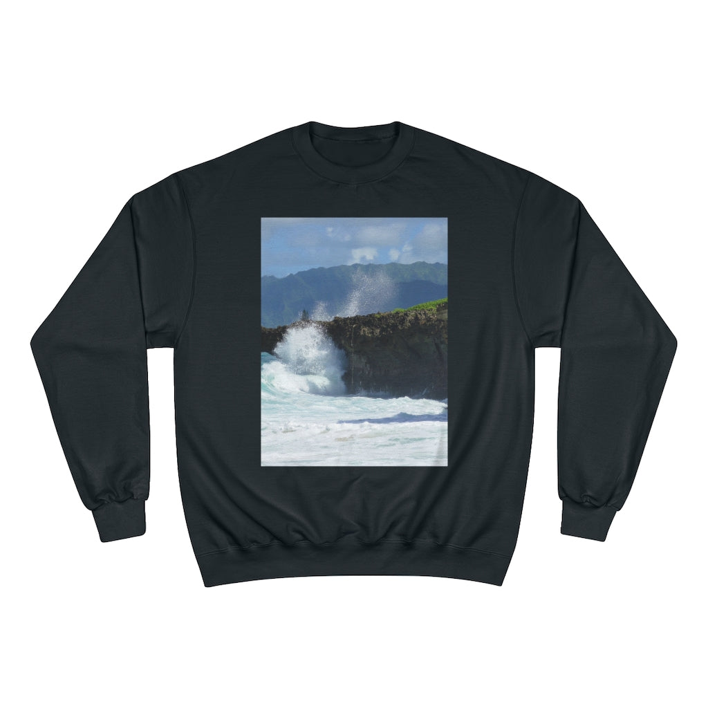 Rockin Surfer's Rope - Champion Sweatshirt - Fry1Productions