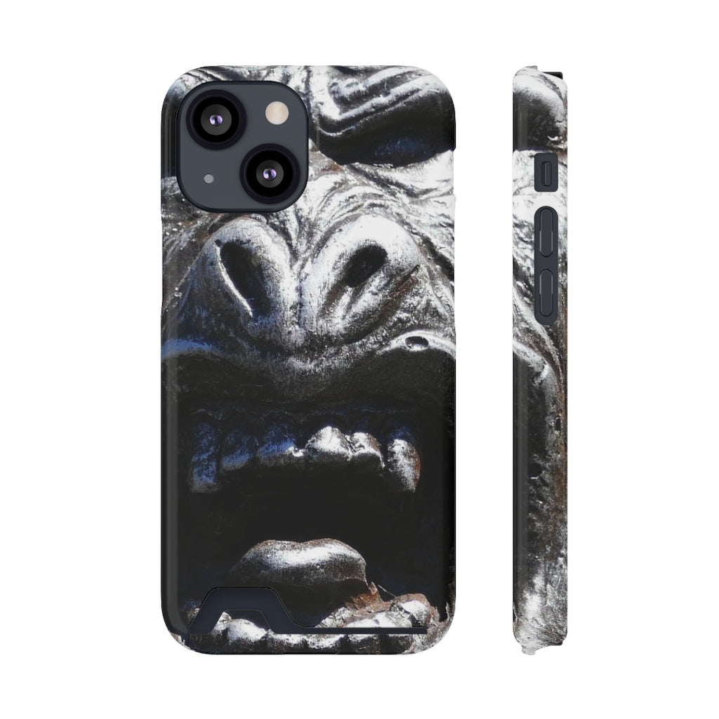 "Frenzy Scream" - Galaxy S22 S21 & iPhone 13 Case With Card Holder - Fry1Productions