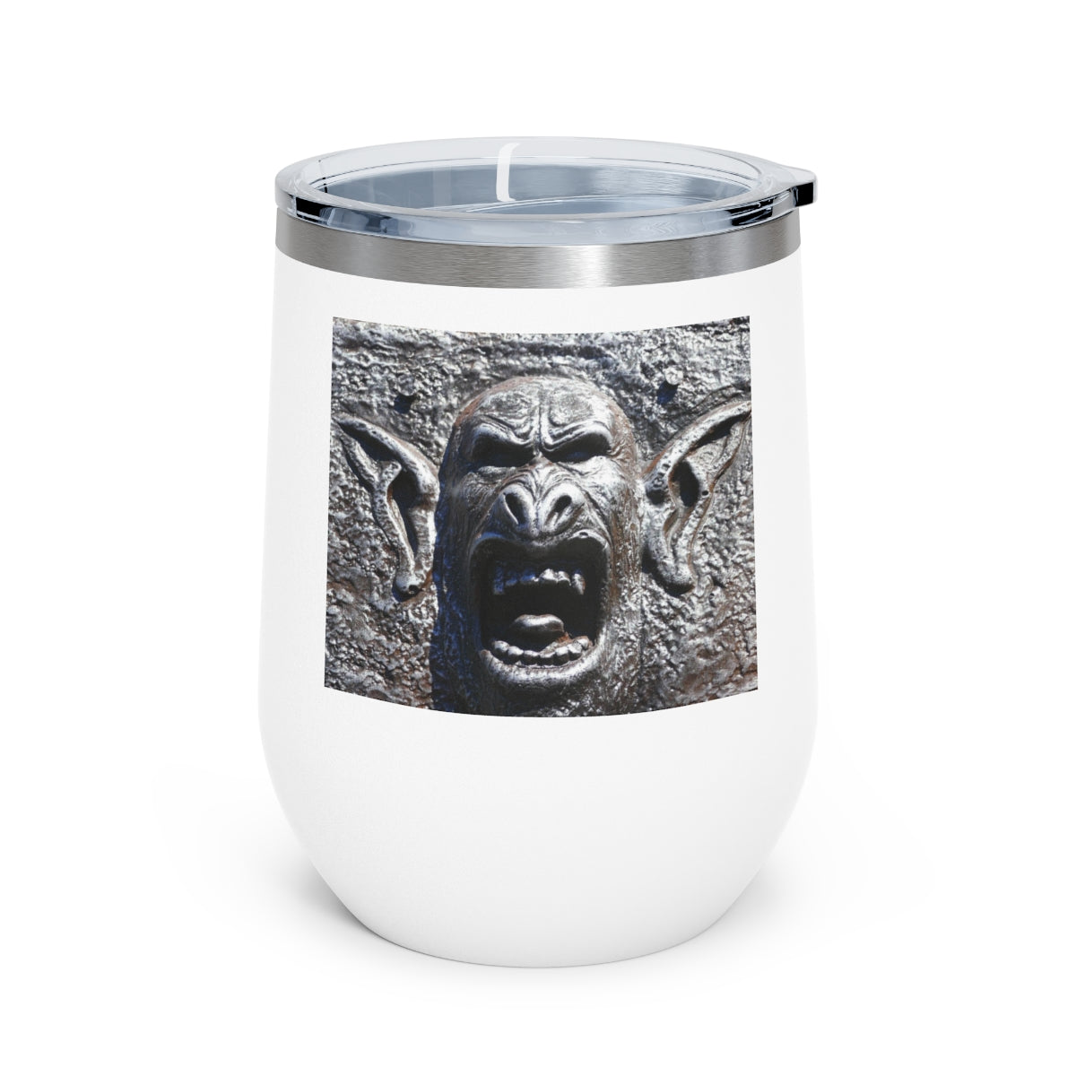 Frenzy Scream - 12 oz Insulated Wine Tumbler - Fry1Productions