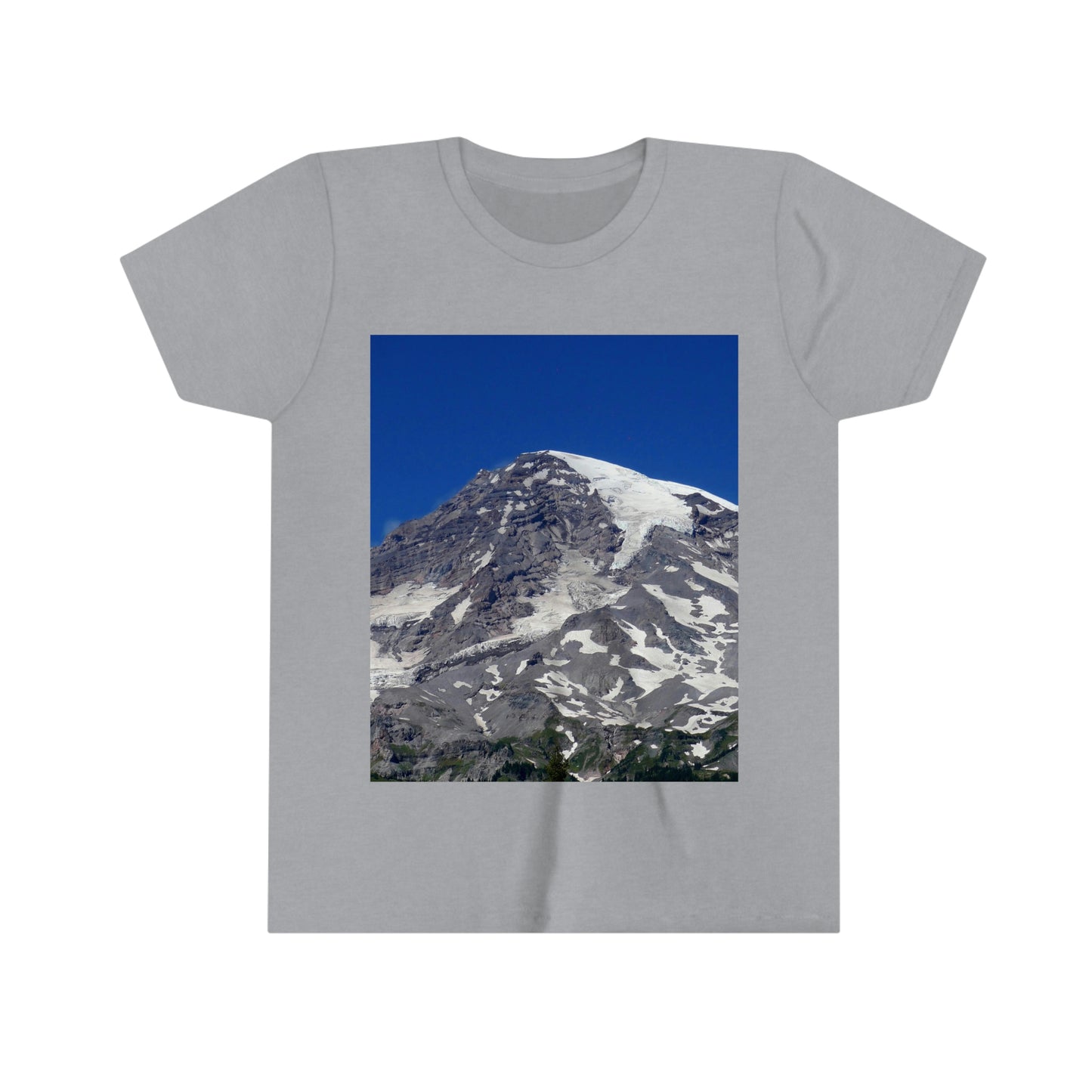 Majestic Mt. Rainier - Youth Short Sleeve Tee - Fry1Productions