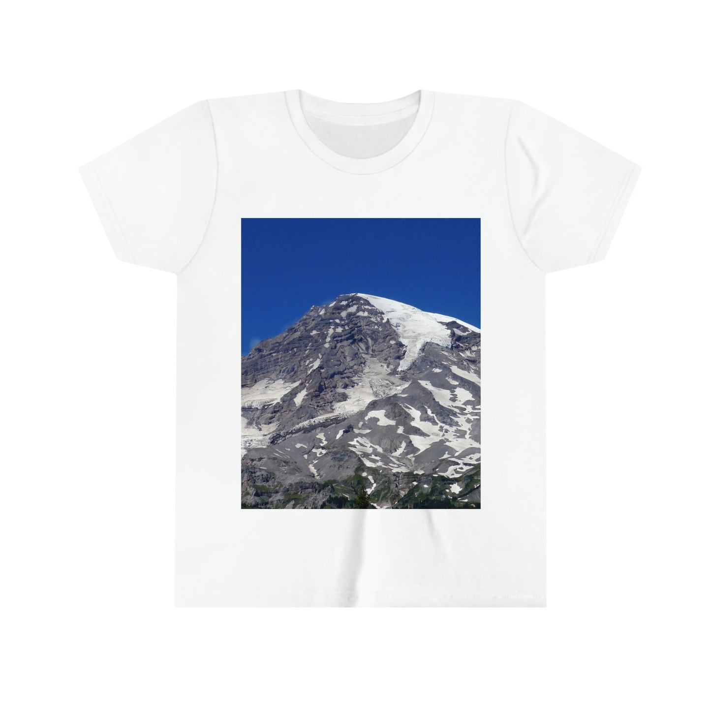 Majestic Mt. Rainier - Youth Short Sleeve Tee - Fry1Productions