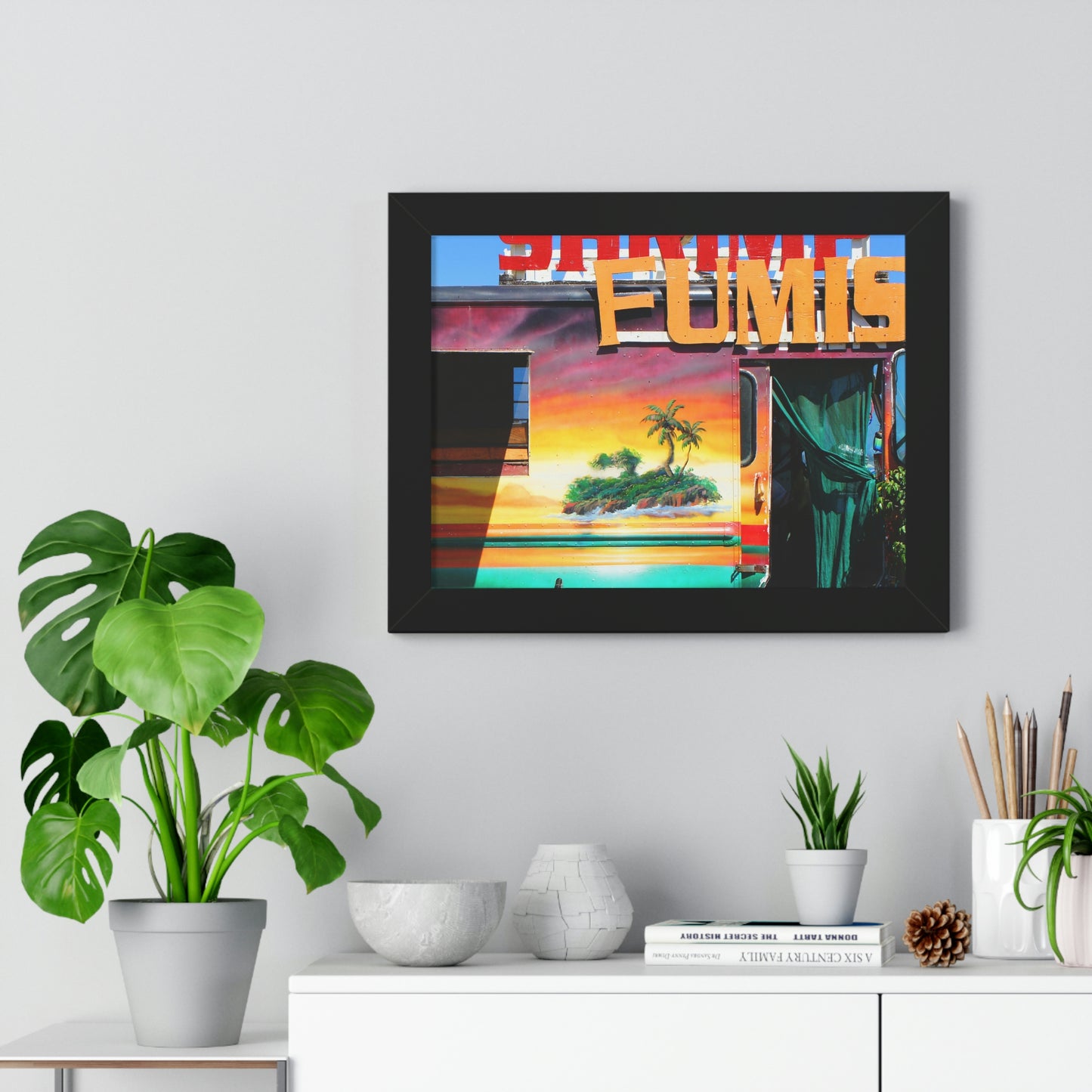 Island Love - Framed Horizontal Poster - Fry1Productions