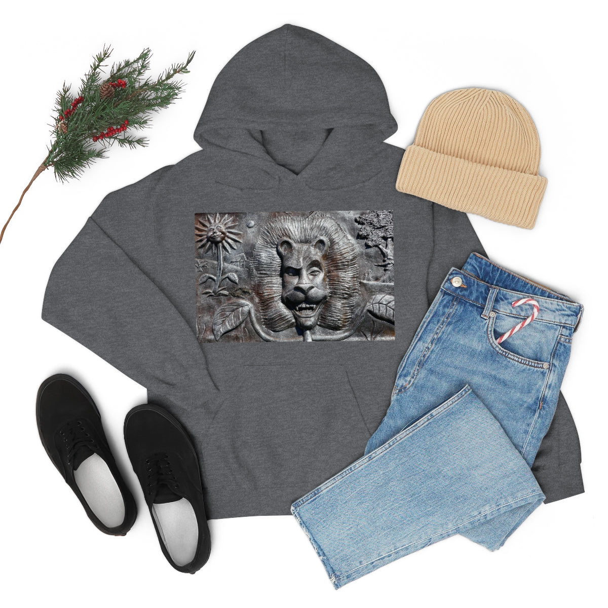 Lion's Friends Forever - Unisex Heavy Blend Hooded Sweatshirt - Fry1Productions