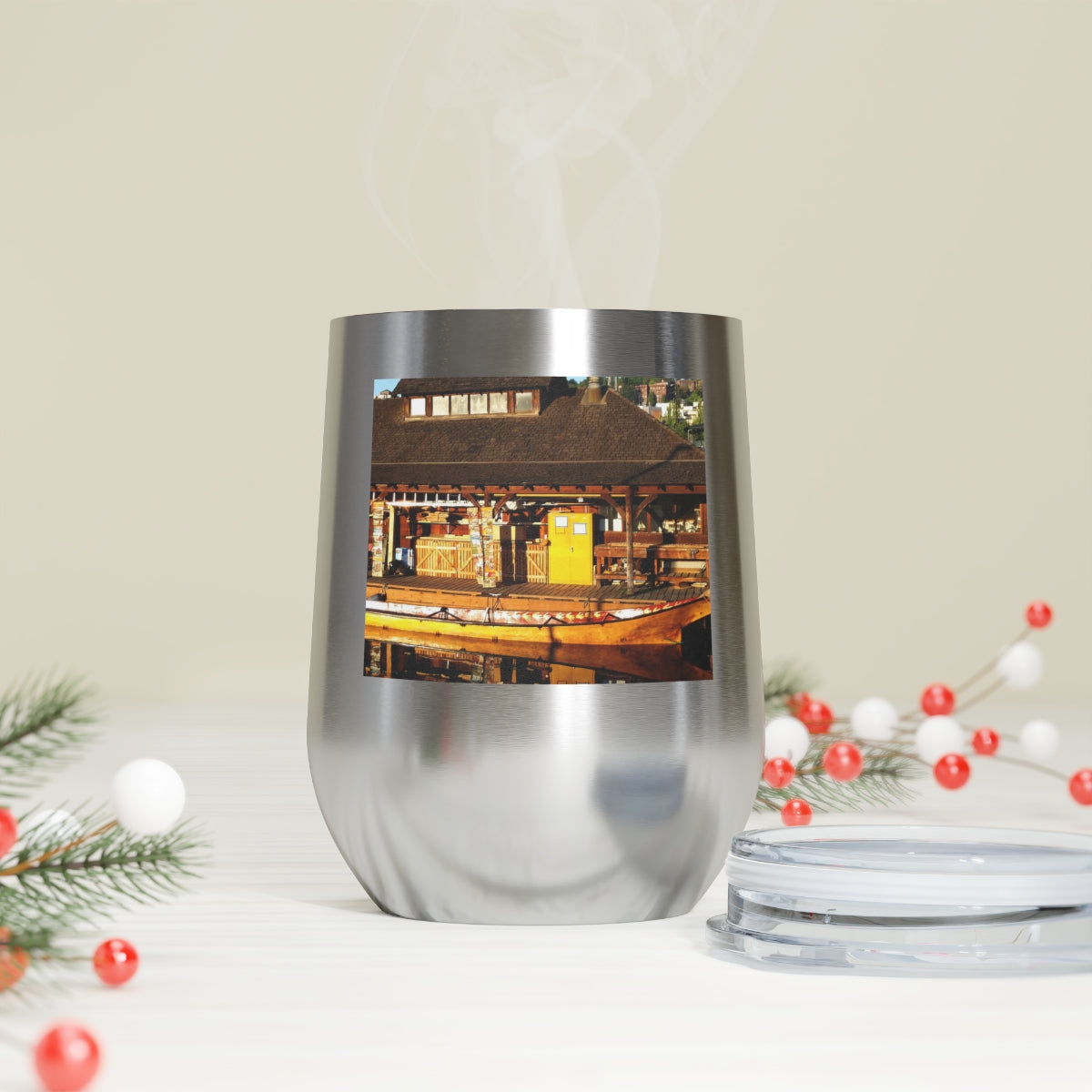 Q'il'bid Awe - 12 oz Insulated Wine Tumbler - Fry1Productions