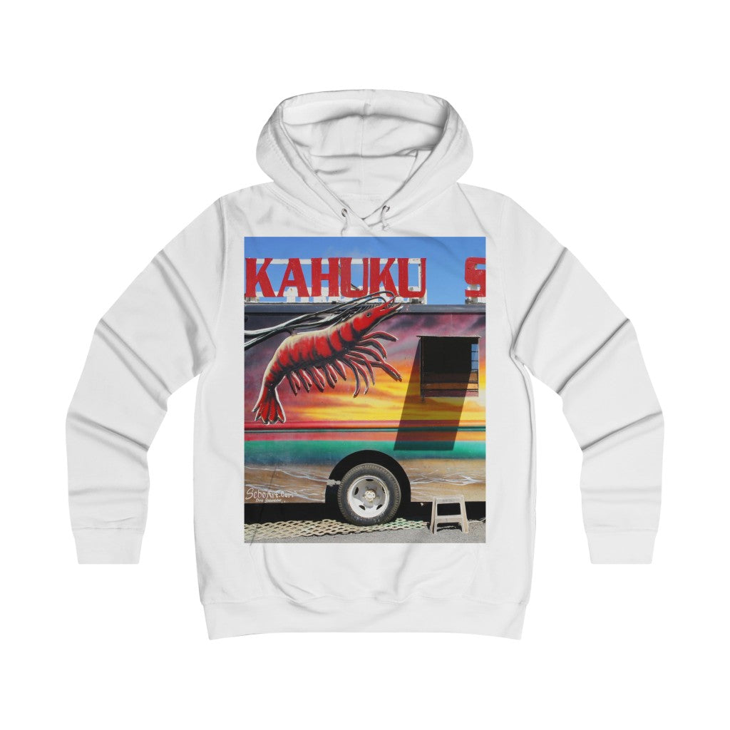 "Kahuku Kai" - Girlie College Hoodie - Fry1Productions