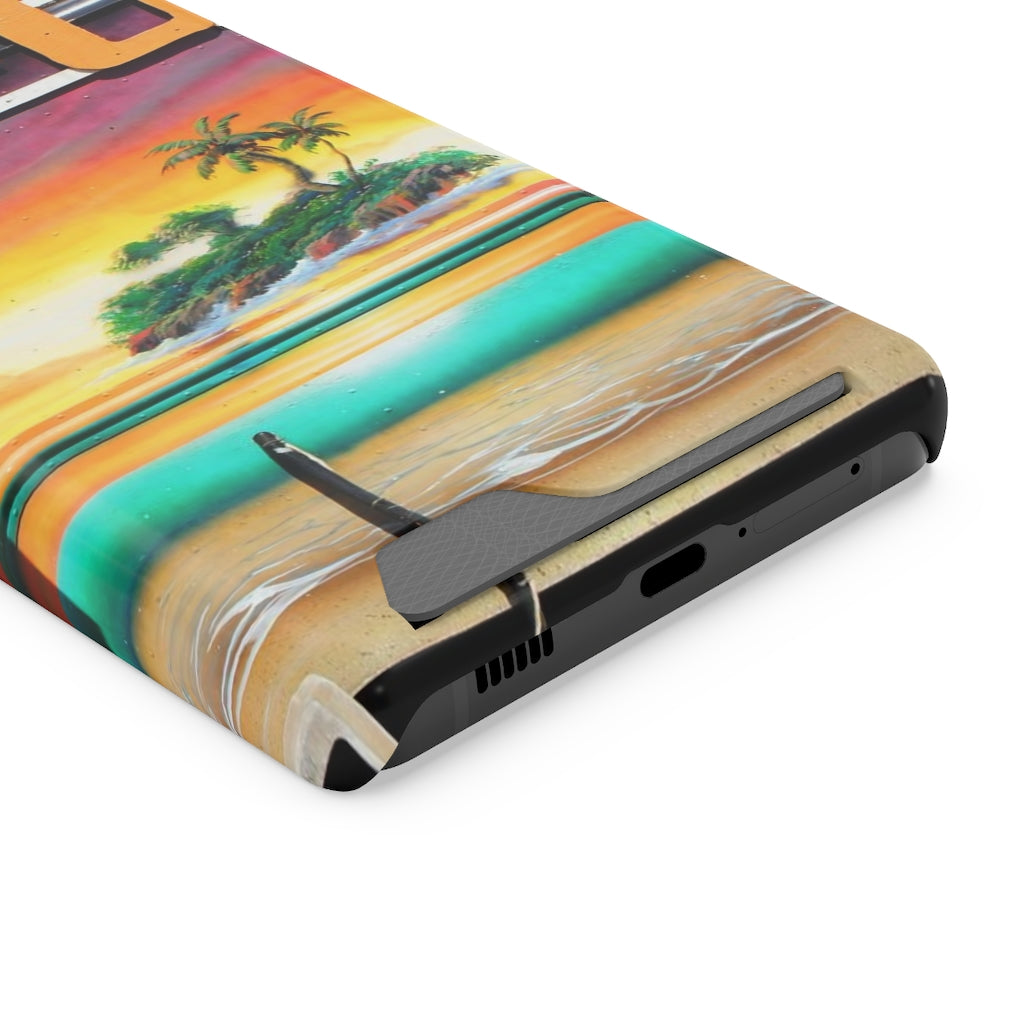 "Island Love" - Galaxy S22 S21 & iPhone 13 Case With Card Holder - Fry1Productions